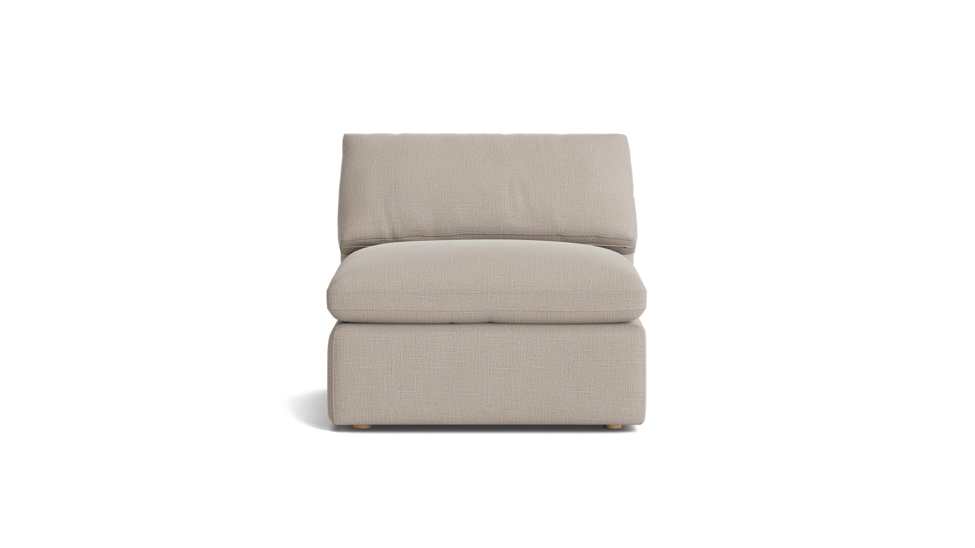 Movie Night™ Armless Chair, Standard, Light Pebble_image