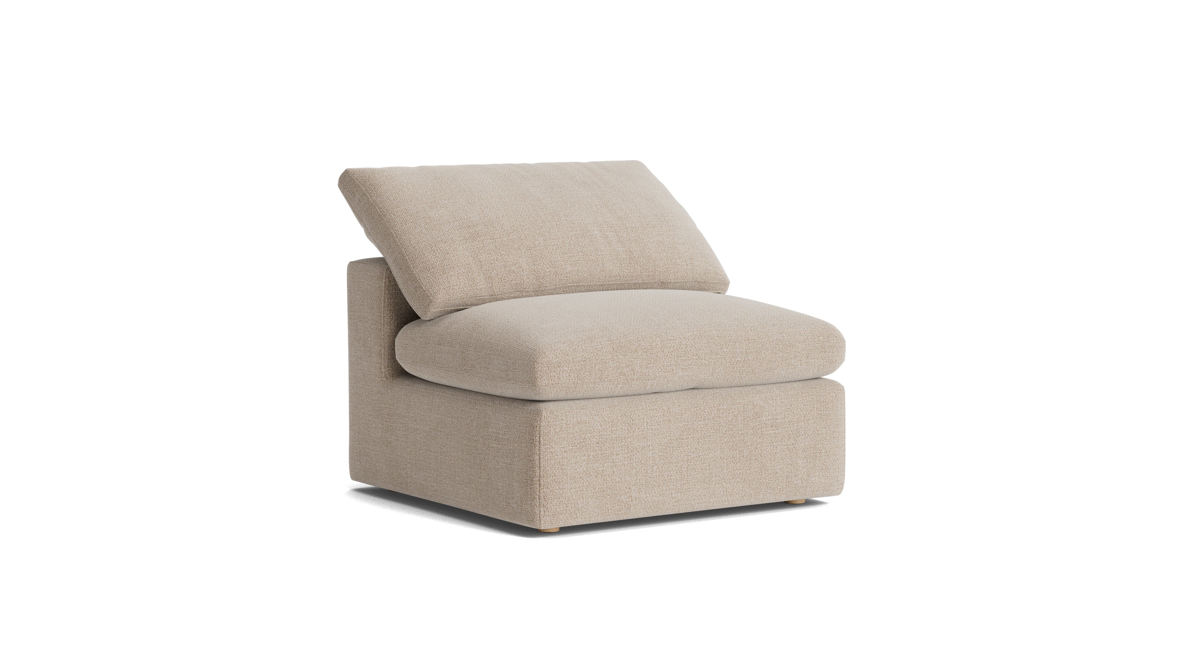 Movie Night™ Armless Chair, Standard, Champagne