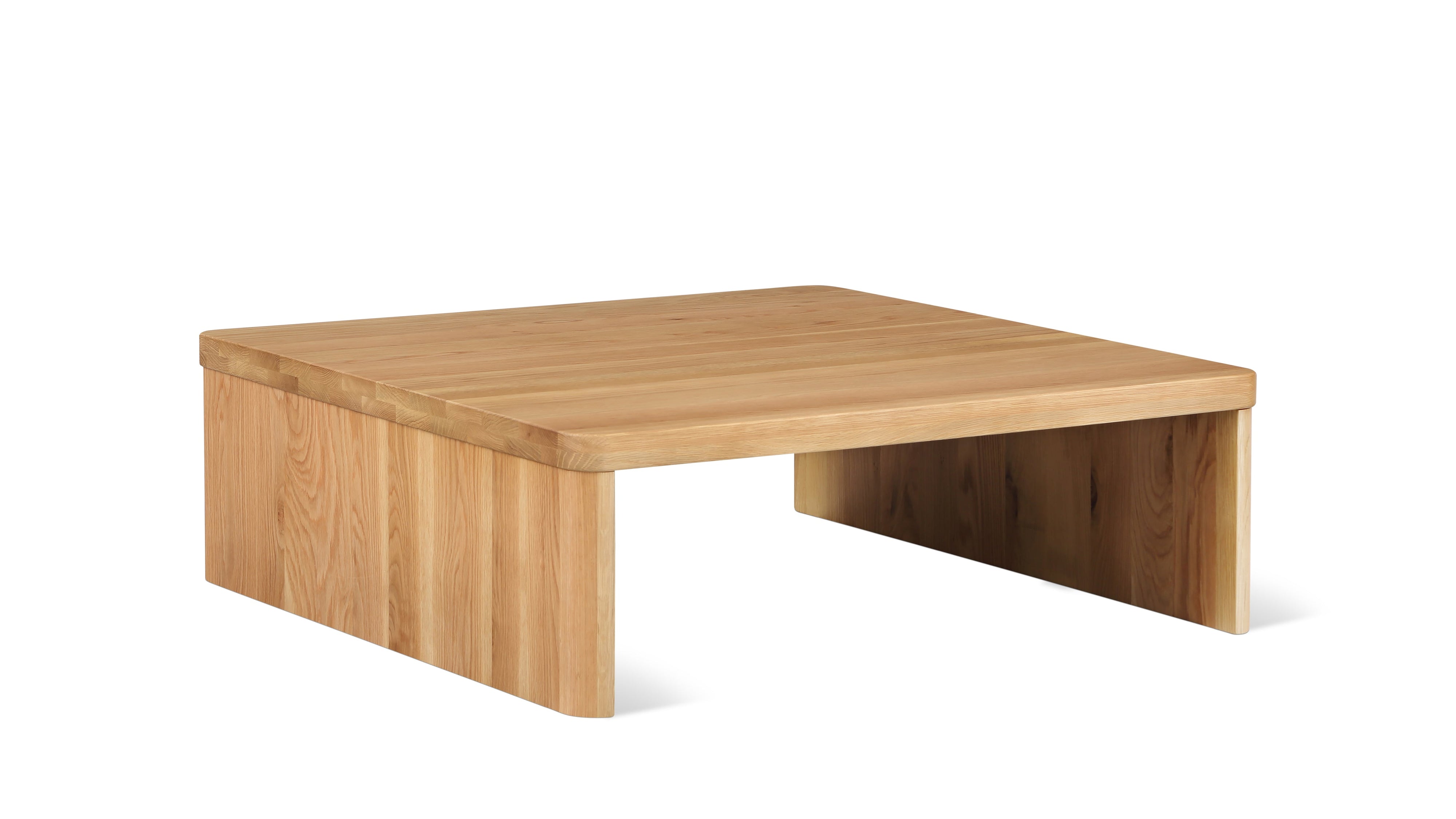 Form Coffee Table, Square, White Oak - Image 1