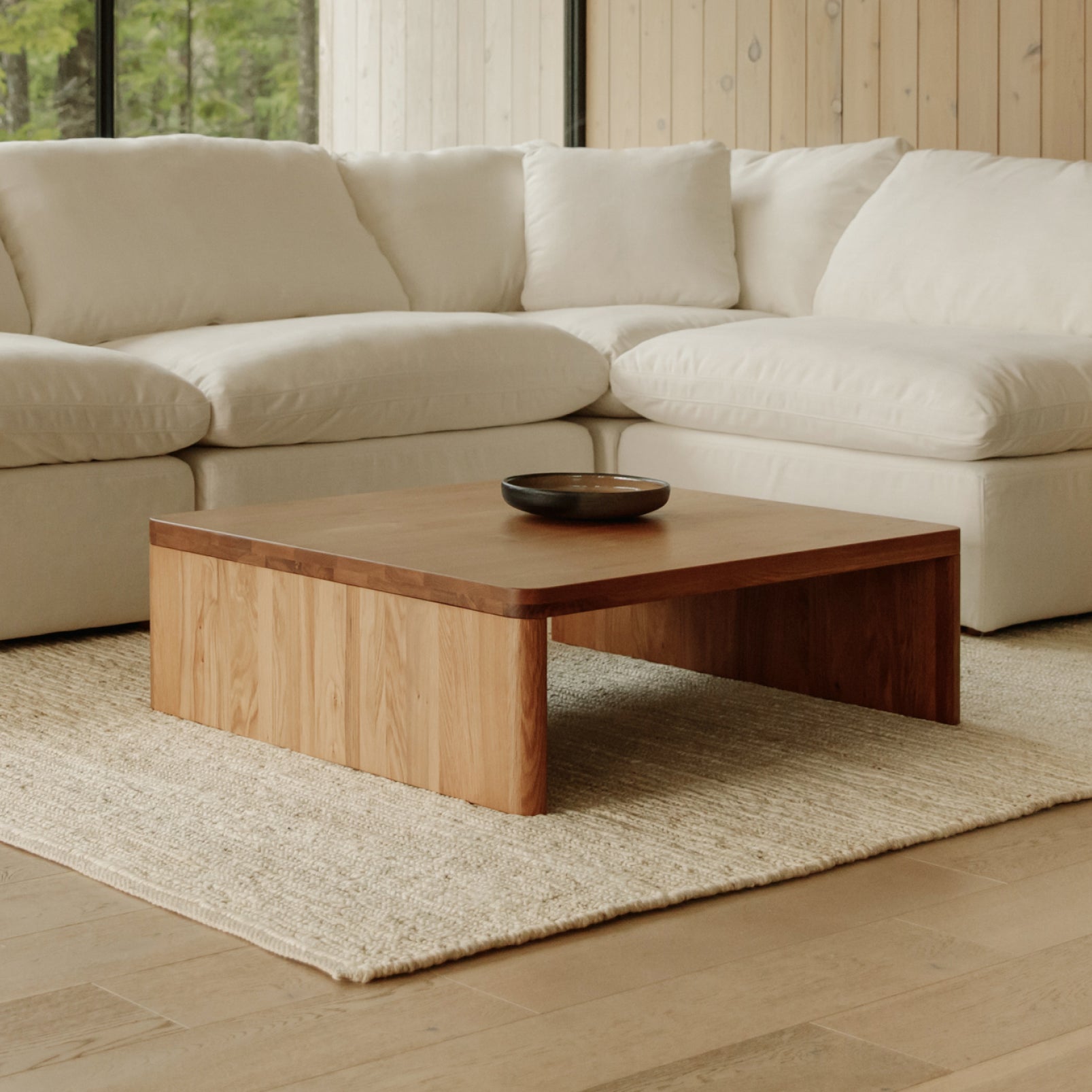 【スクエアルーツ】 QUATTRO COFFEE TABLE RAW OAK COF-BC-003-