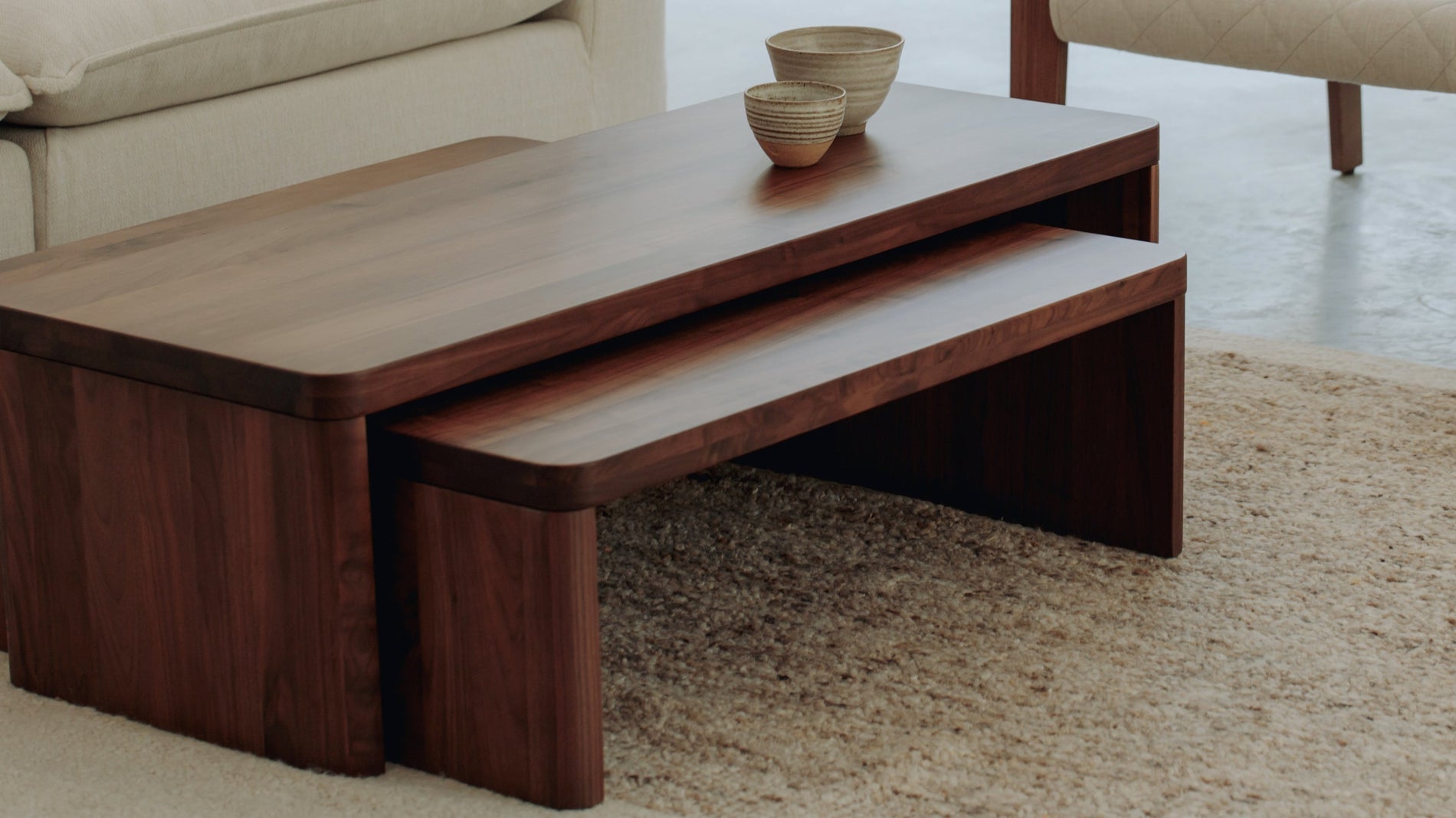 Form Coffee Table, Small, American Walnut_image