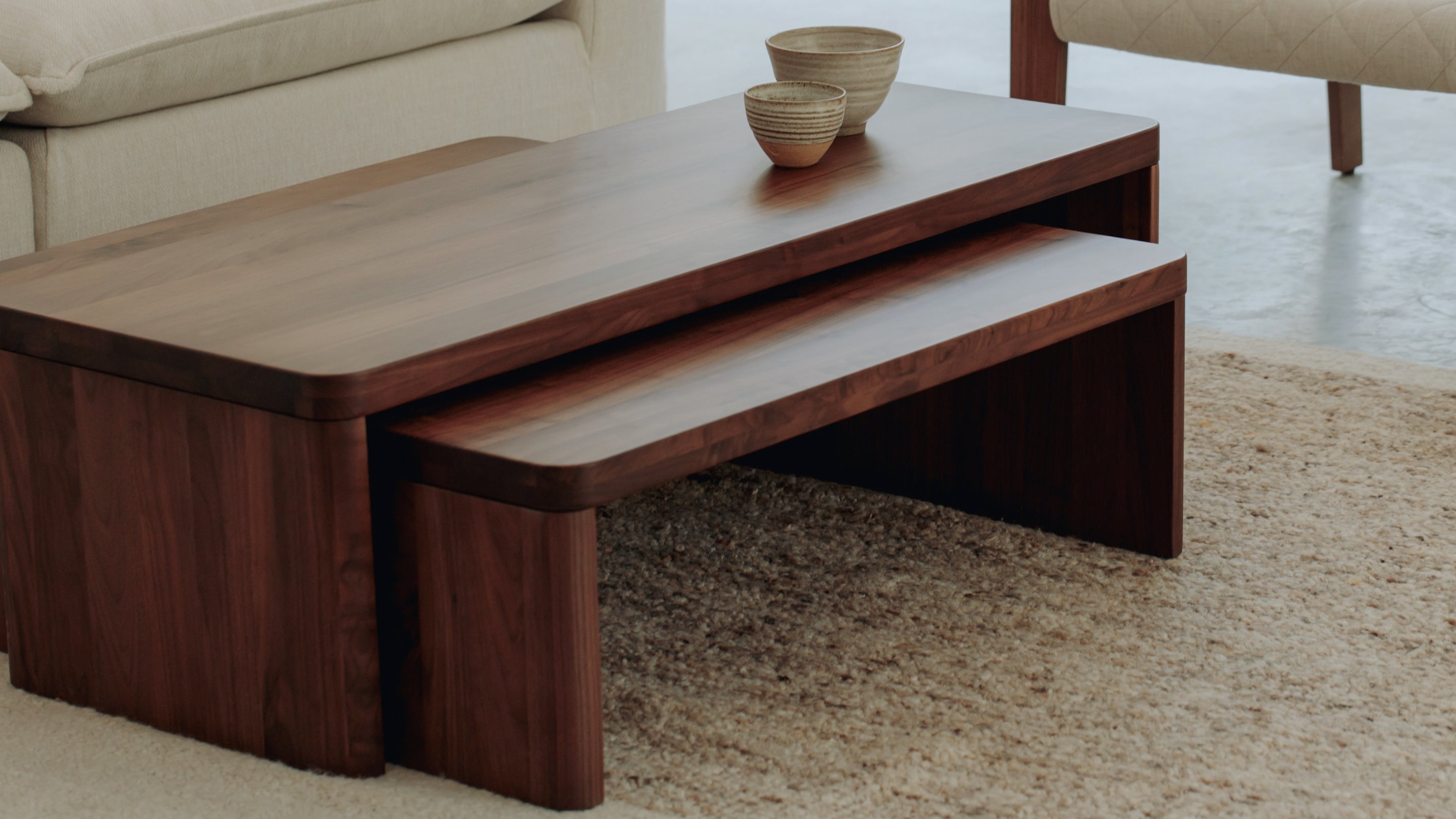 Form Coffee Table, Small, American Walnut - Image 3