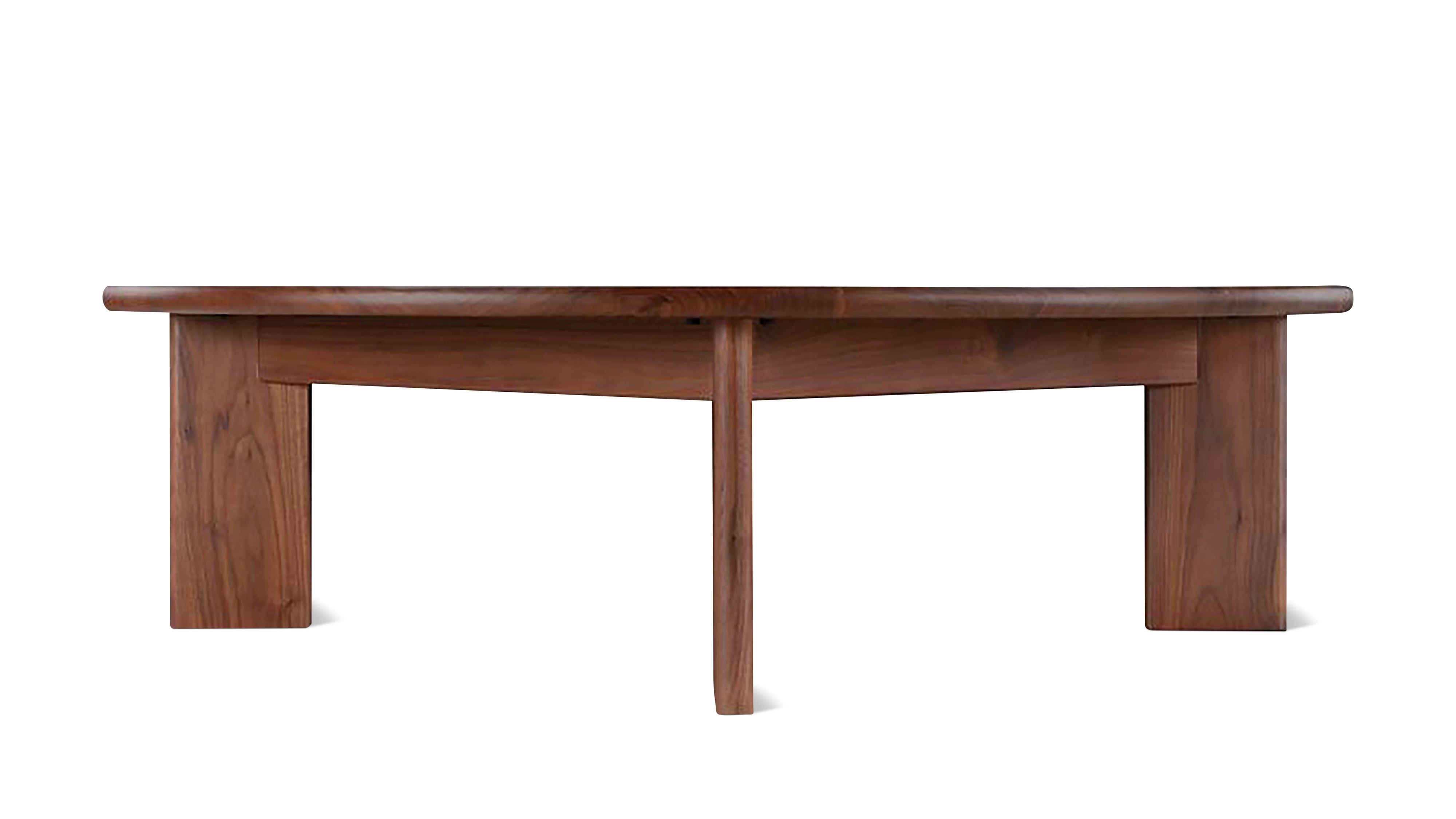 Frame Round Coffee Table, Large, Walnut - Sundays Company CanadaCOF-BC-010-051