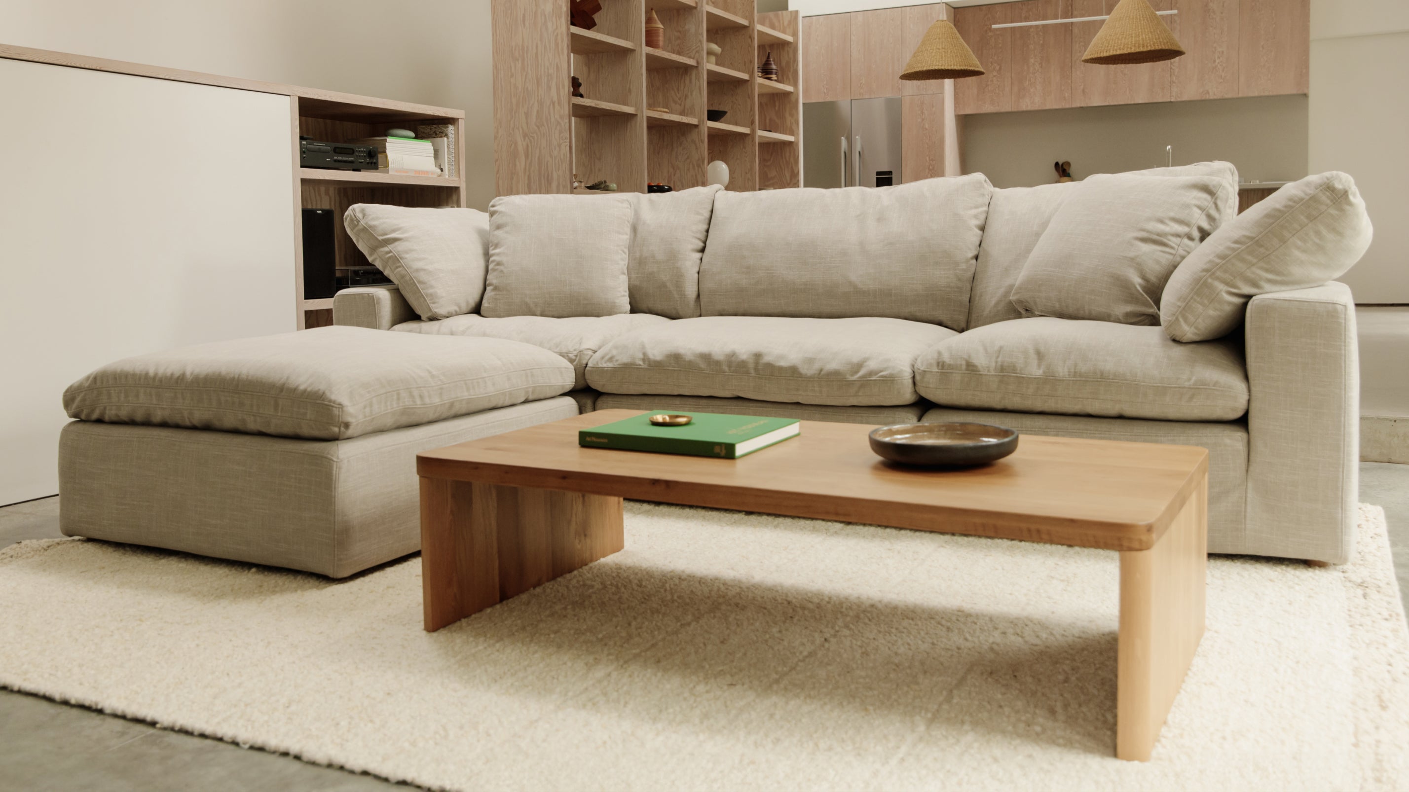 Form Coffee Table, Oak - Image 7