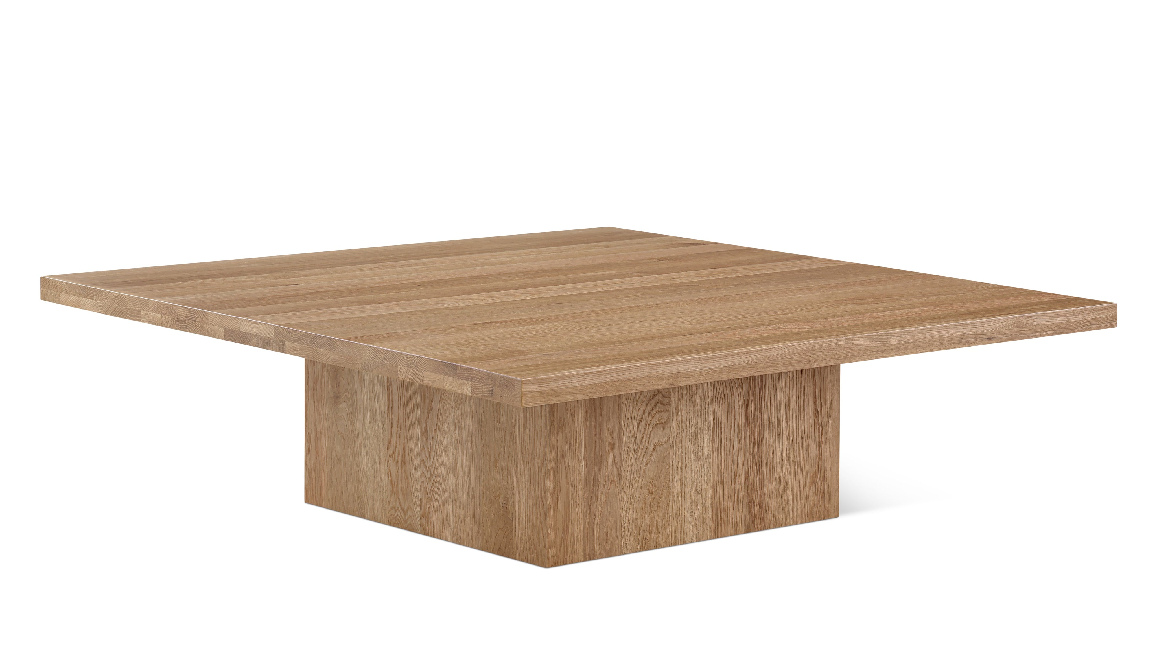 All We Need Coffee Table Square, Brushed Oak - Image 1