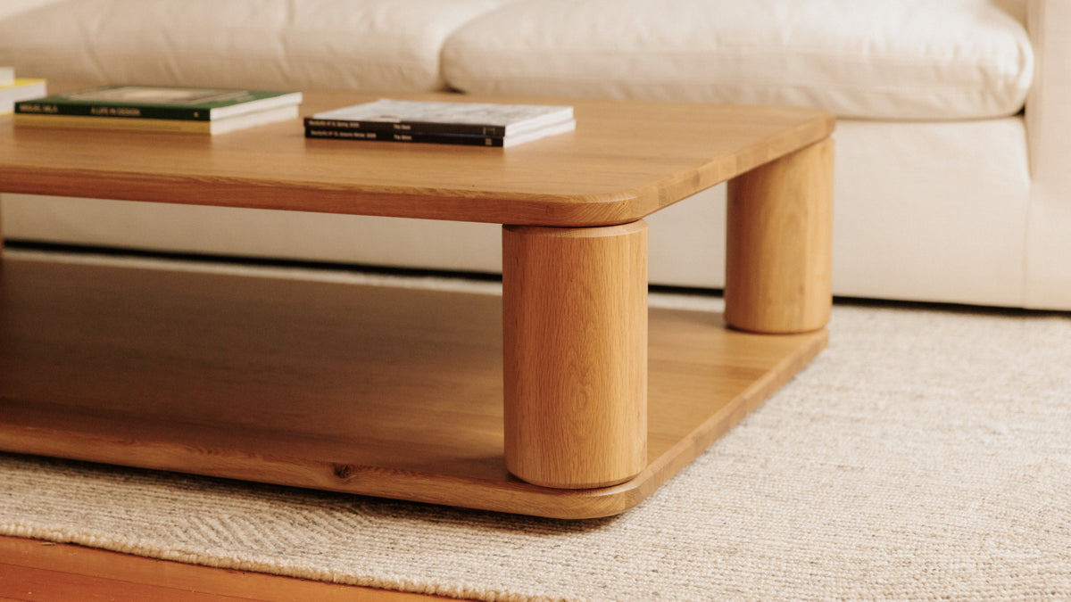 Double Feature Coffee Table, Large, Oak - Sundays Company Canada