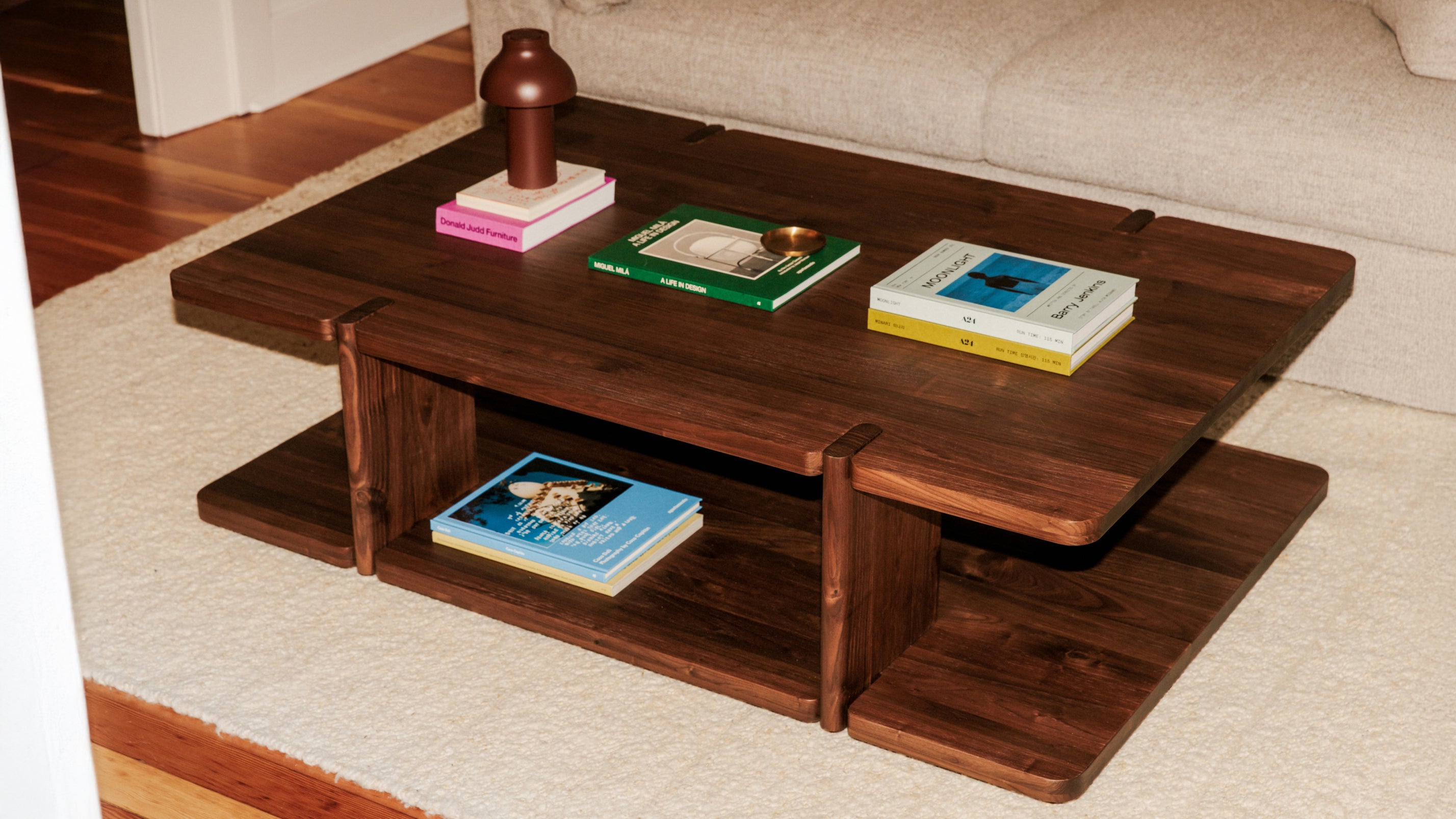 Get Closer Coffee Table, Large, American Walnut