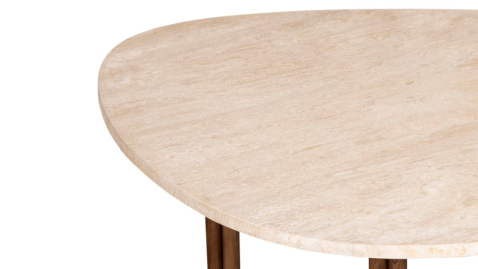 Better Together Coffee Table, Travertine/Stained Walnut - Image 7