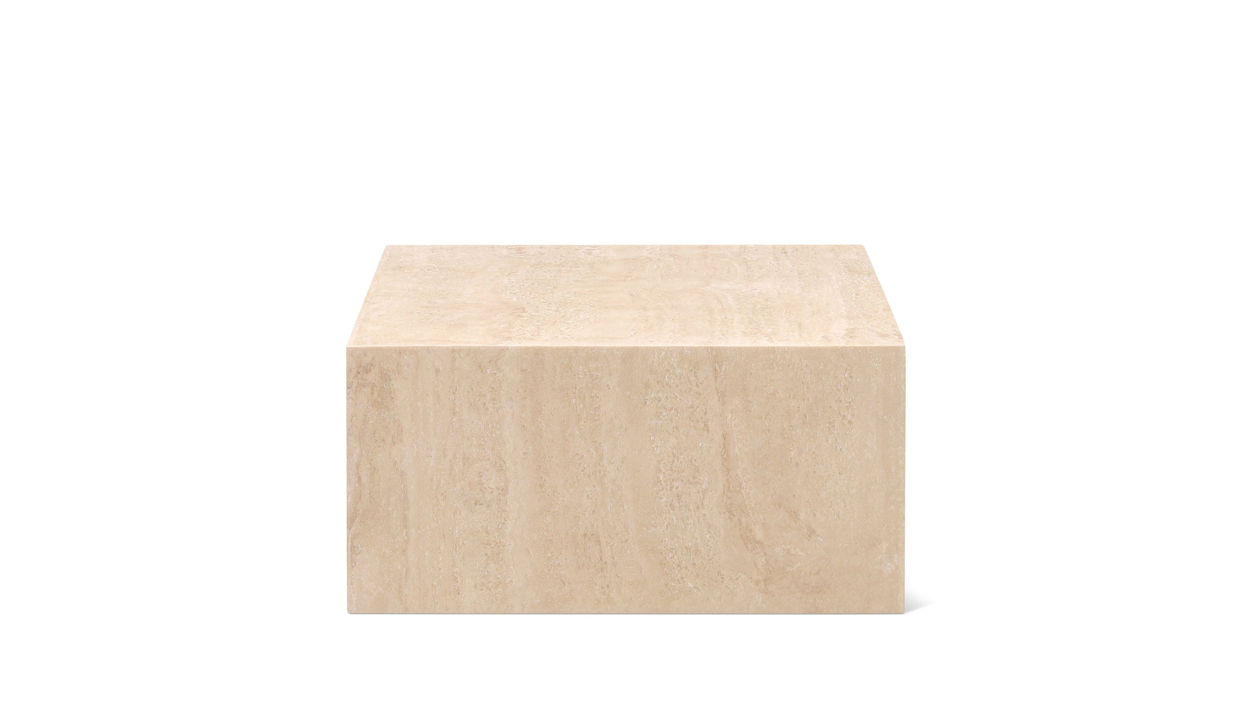 Align Coffee Table, Regular, Travertine