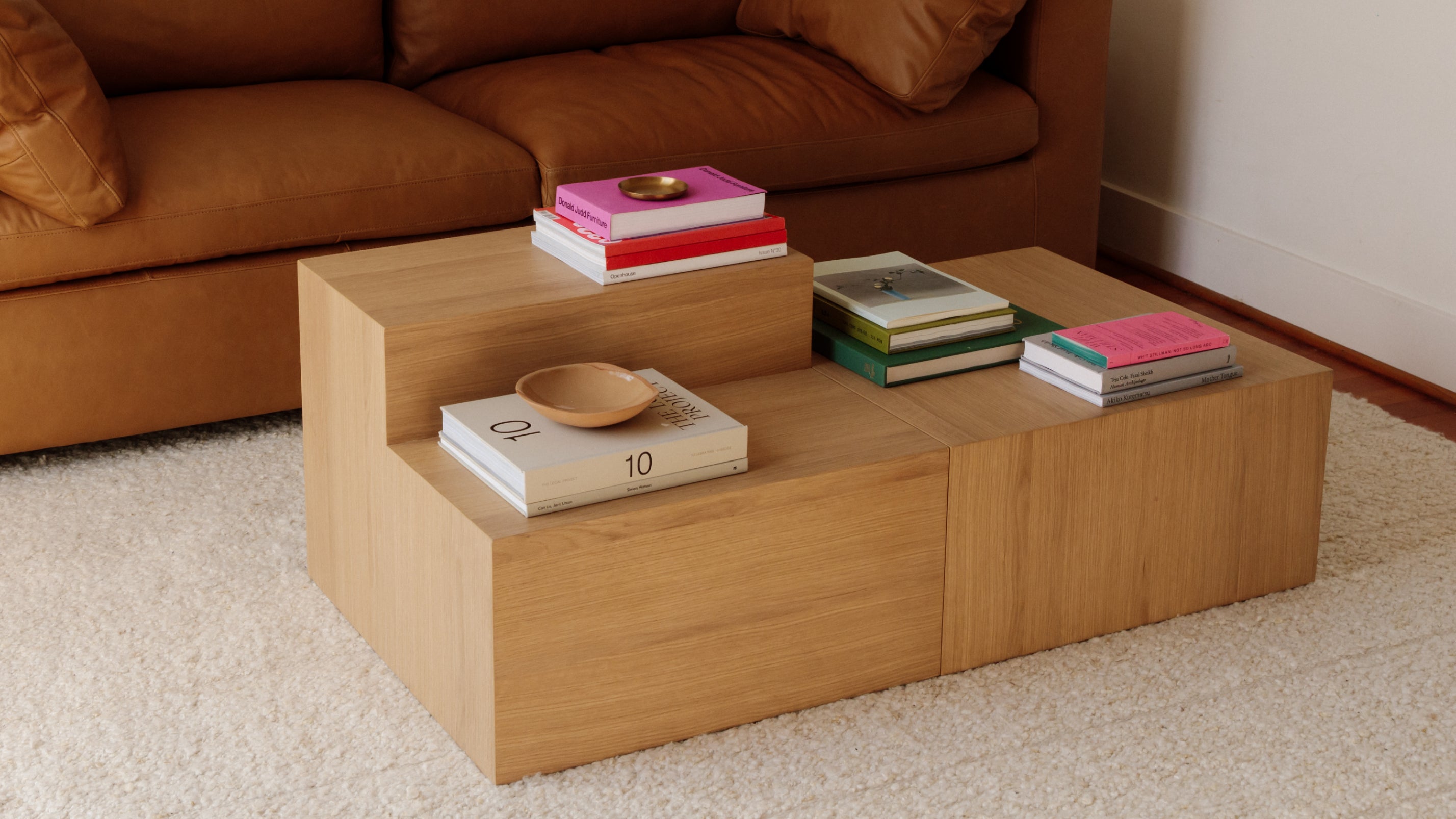 Align Coffee Table, Tiered, Oak - Sundays Company CanadaCOF-FC-003-126