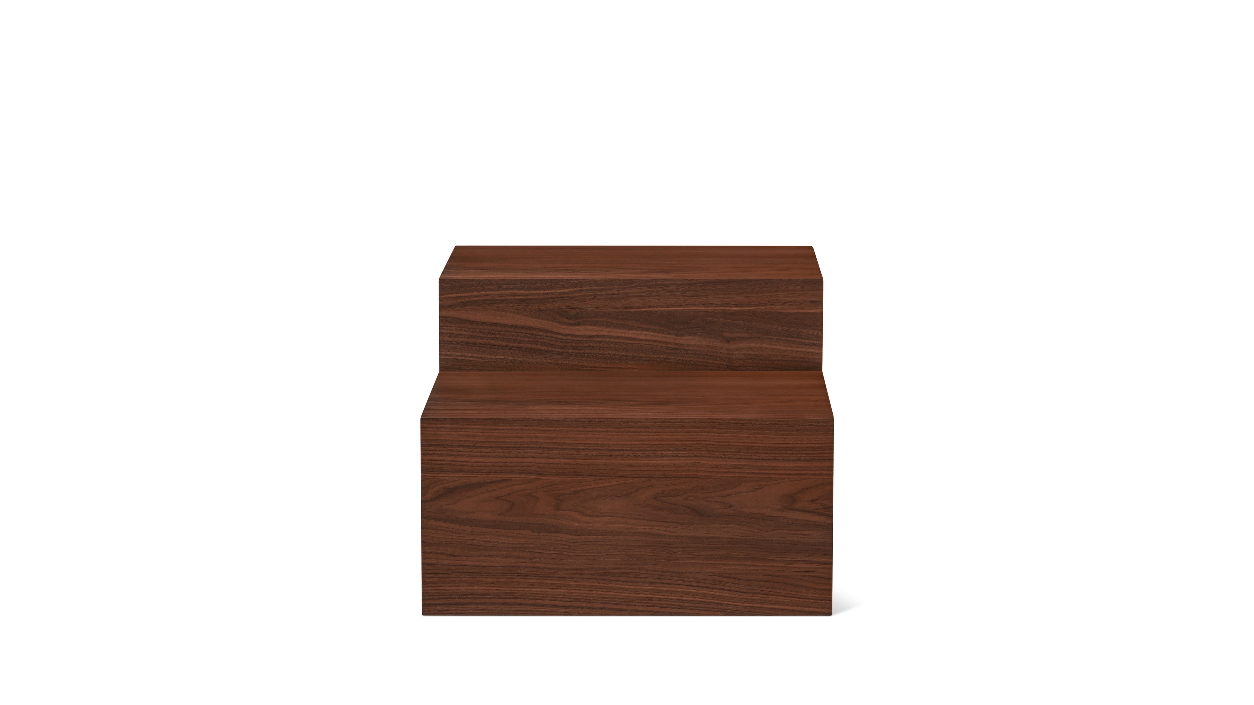 Align Coffee Table, Tiered, Walnut