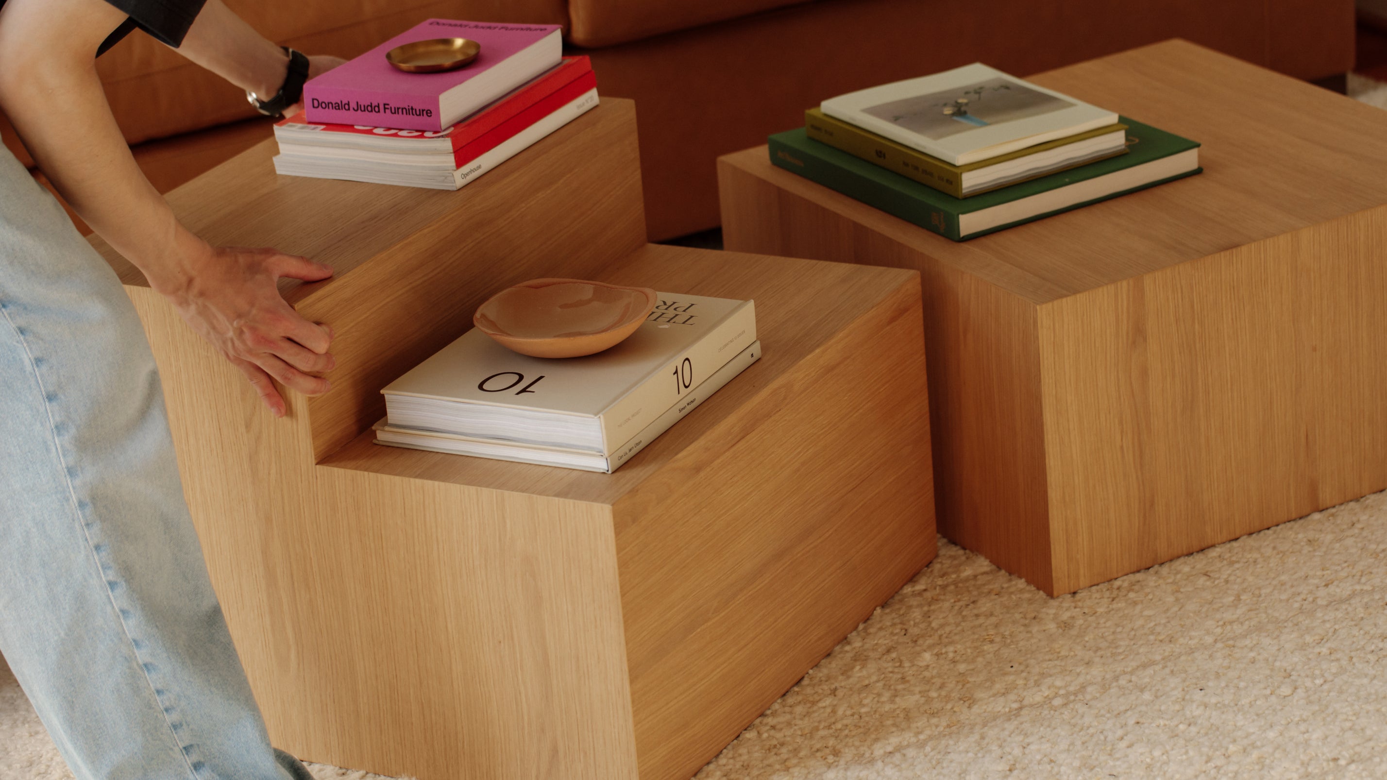 Align Coffee Table, Tiered, Walnut - Sundays Company CanadaCOF-FC-003-127