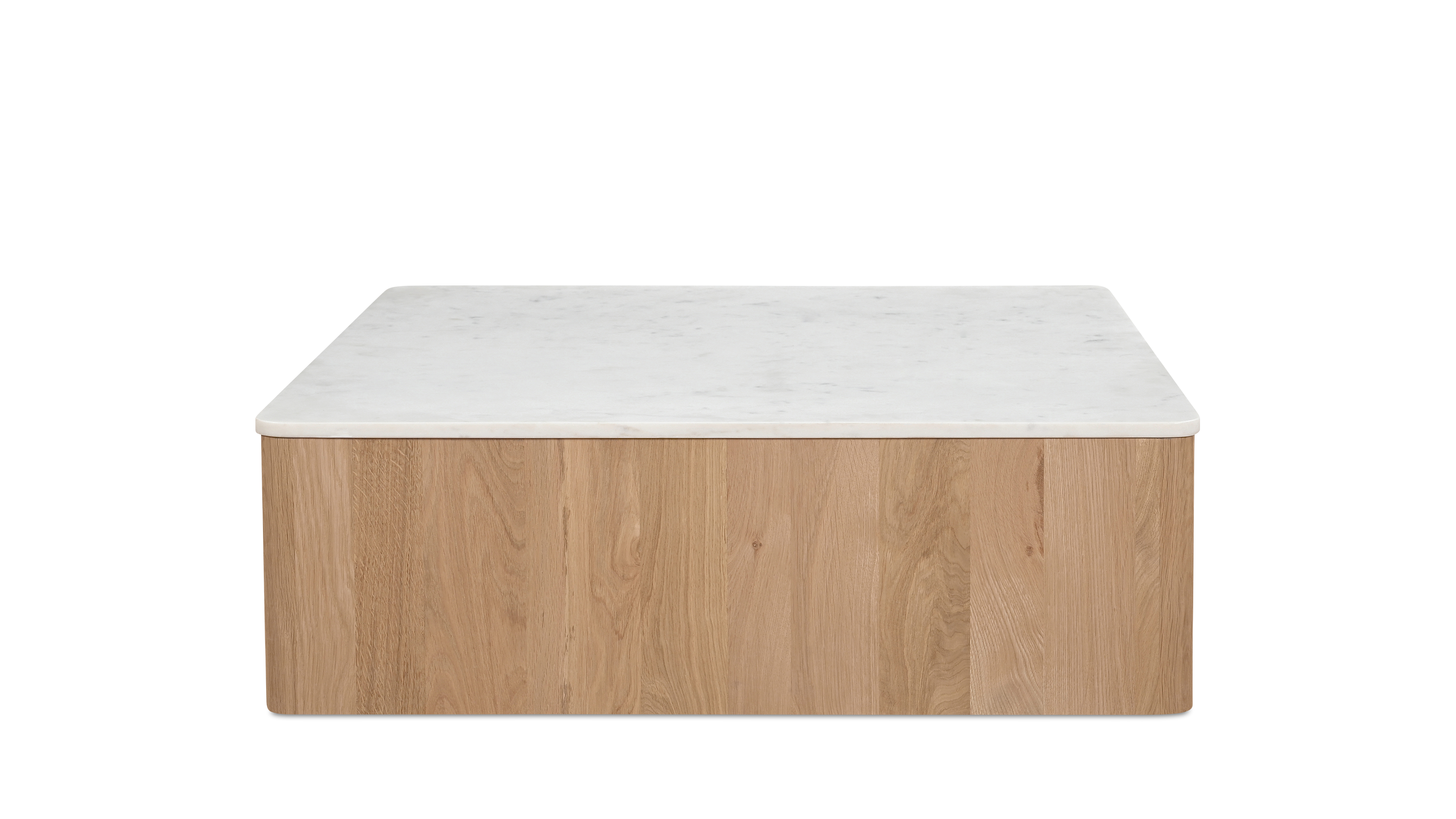 Form Marble Coffee Table, Oak - Image 4