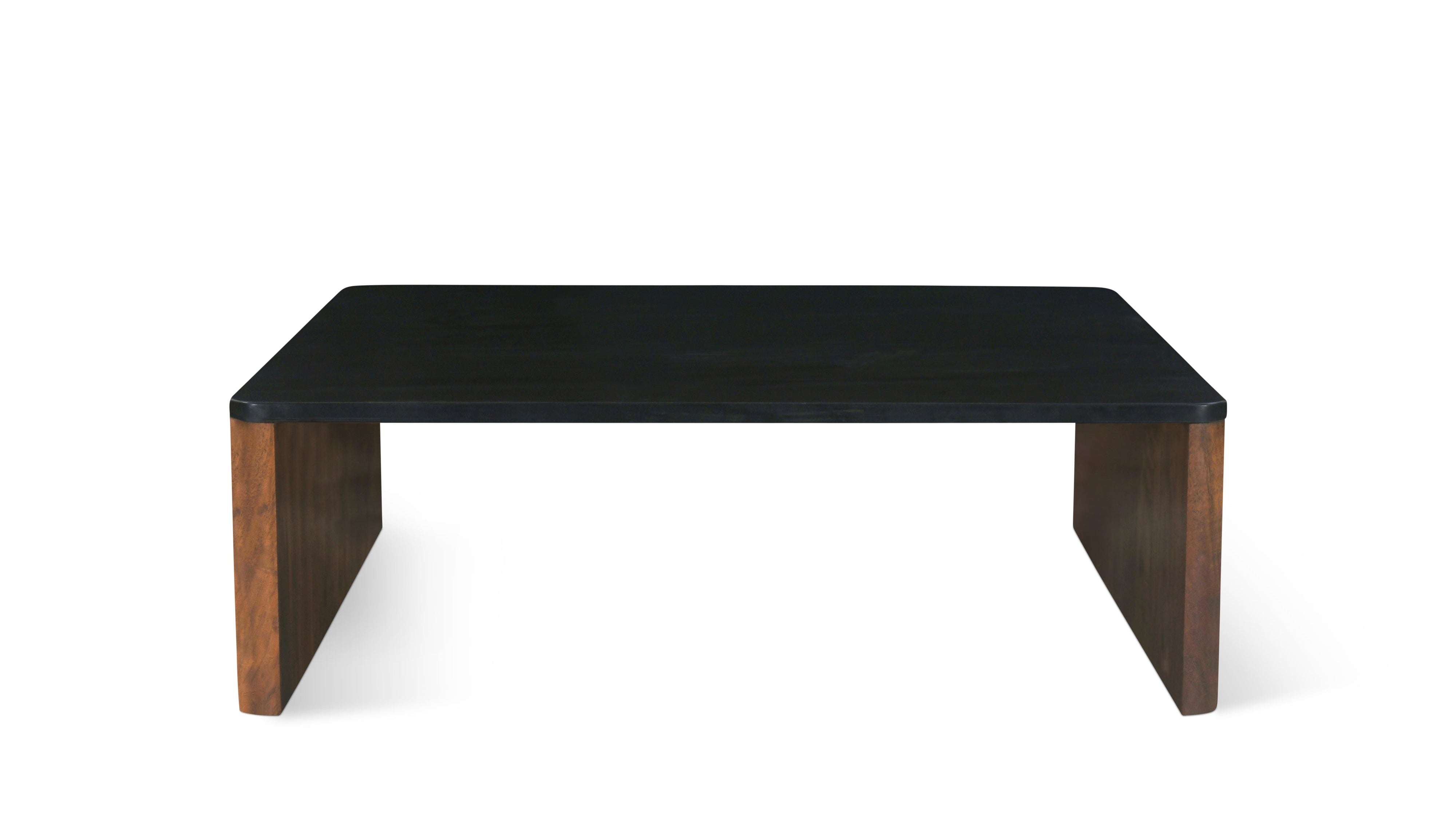 Form Marble Coffee Table, American Walnut - Image 2