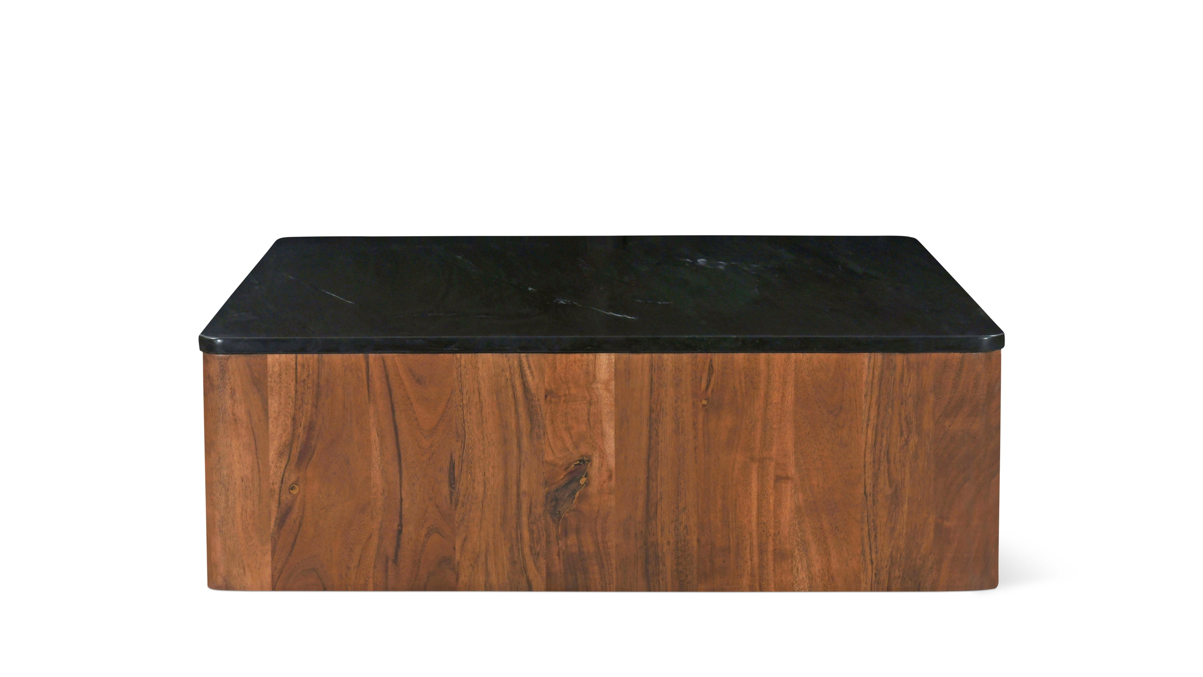 Form Marble Coffee Table, American Walnut - Image 12