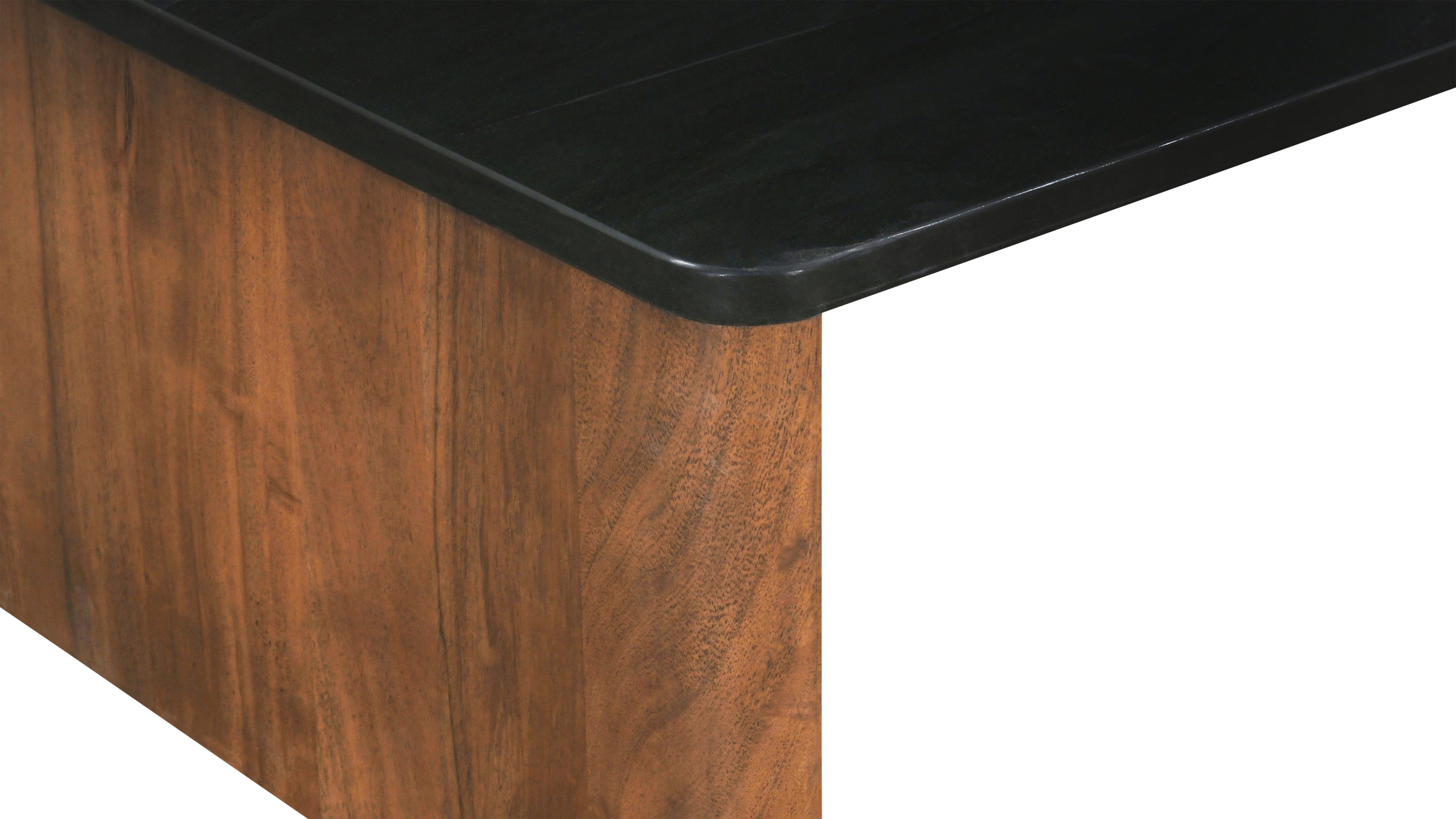 Form Marble Coffee Table, American Walnut - Image 9