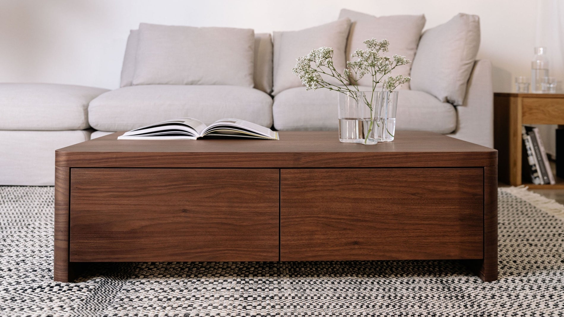 Form Storage Coffee Table, Walnut_image