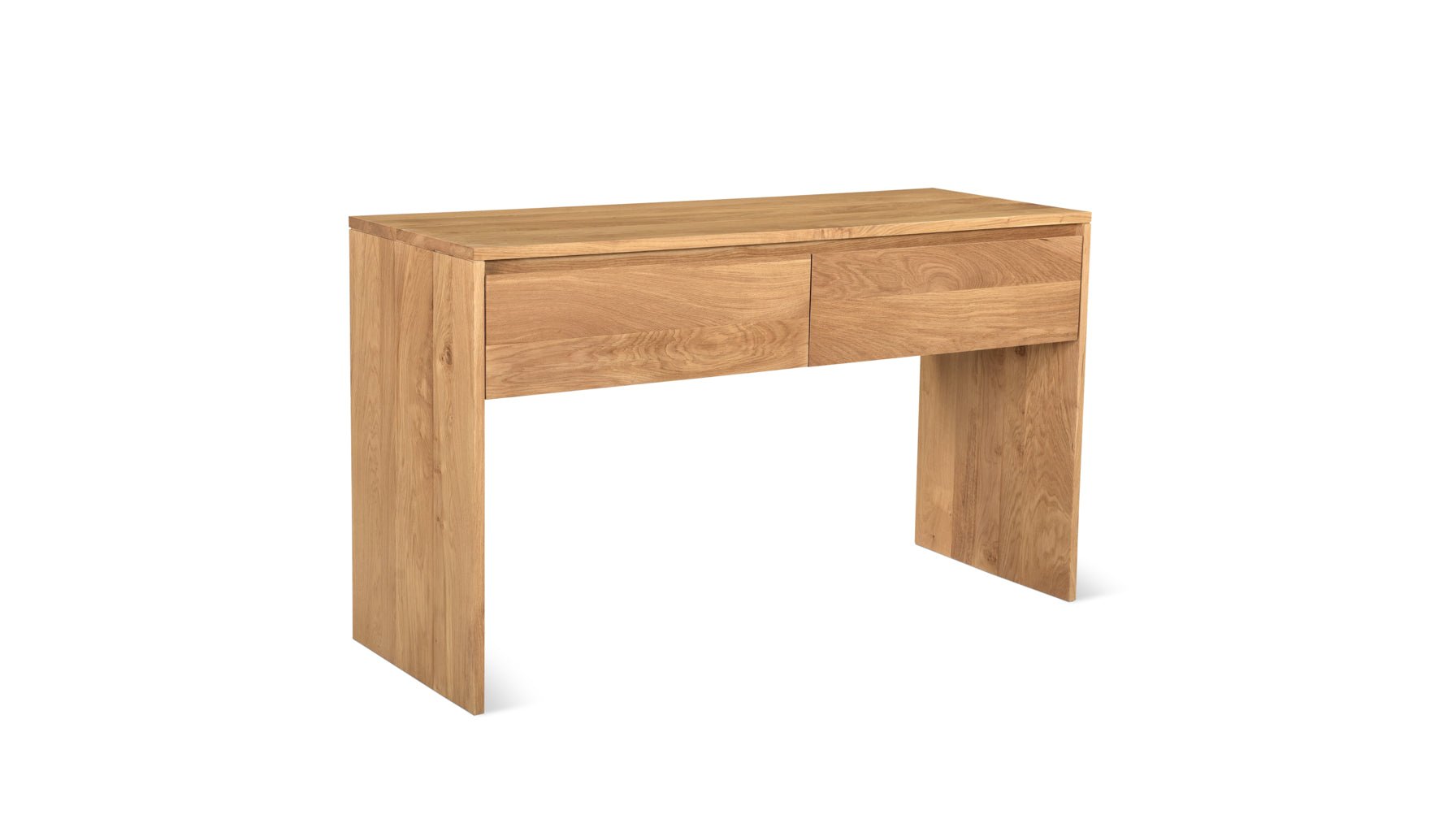 Everyday Console, 2 Drawer, Oak - Sundays CompanyCON - JD - 001 - 024