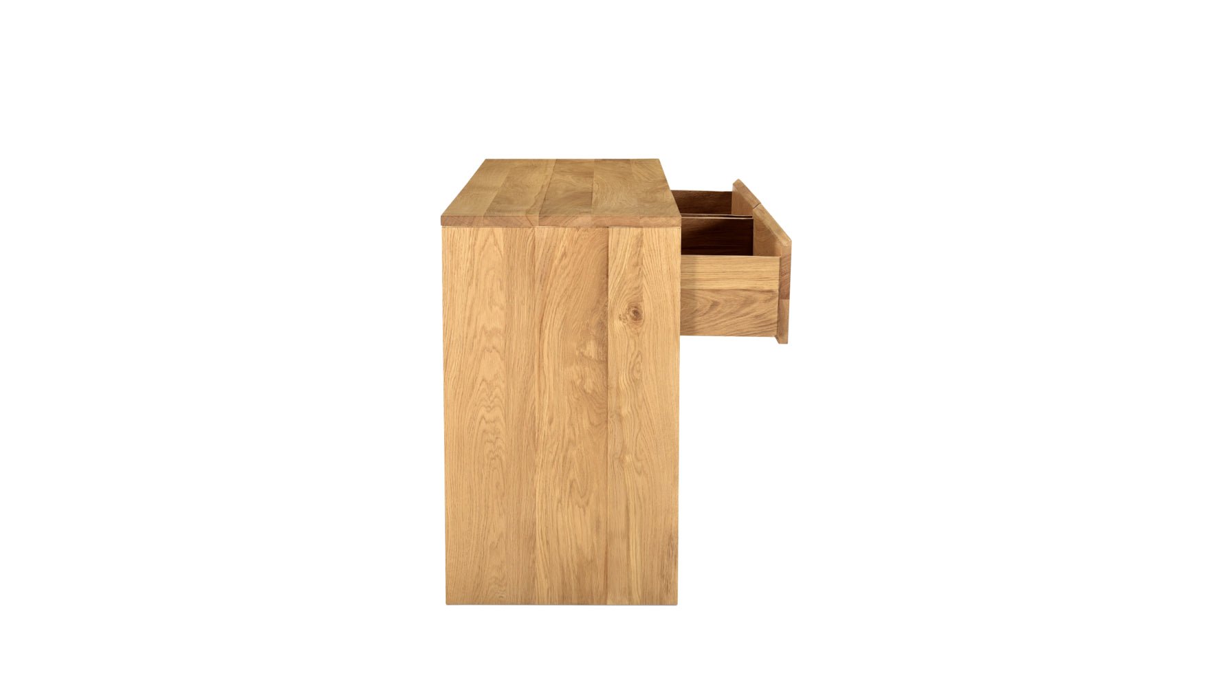 Everyday Console, 2 Drawer, Oak - Sundays CompanyCON - JD - 001 - 024
