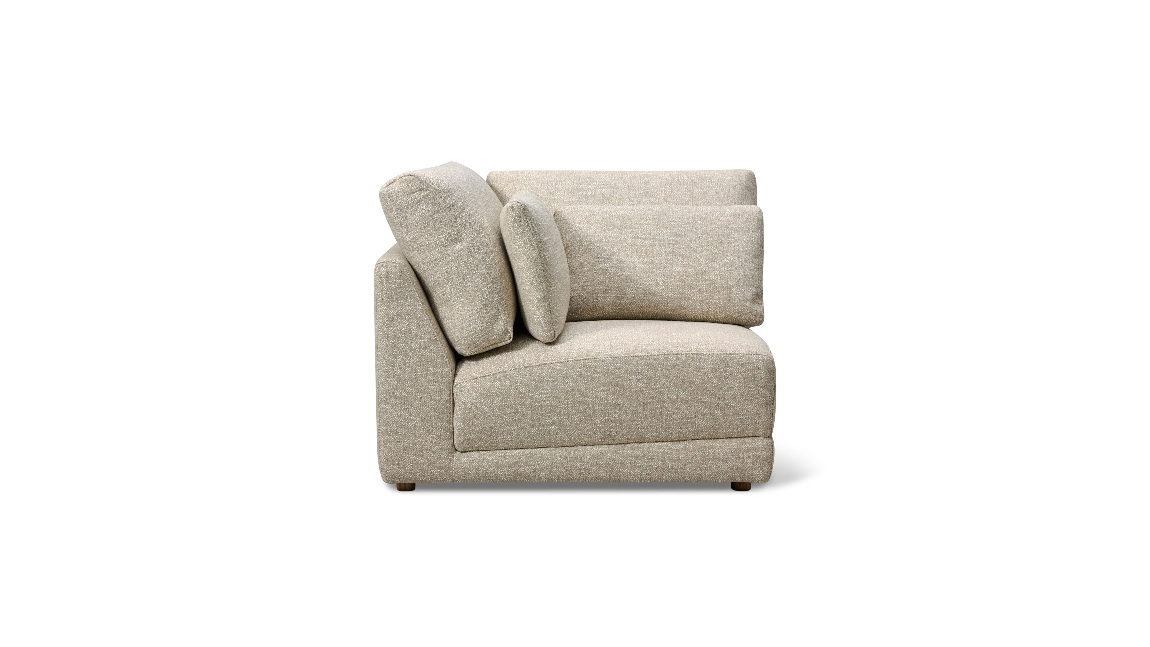 Wind Down Corner Chair, Flax - Image 1