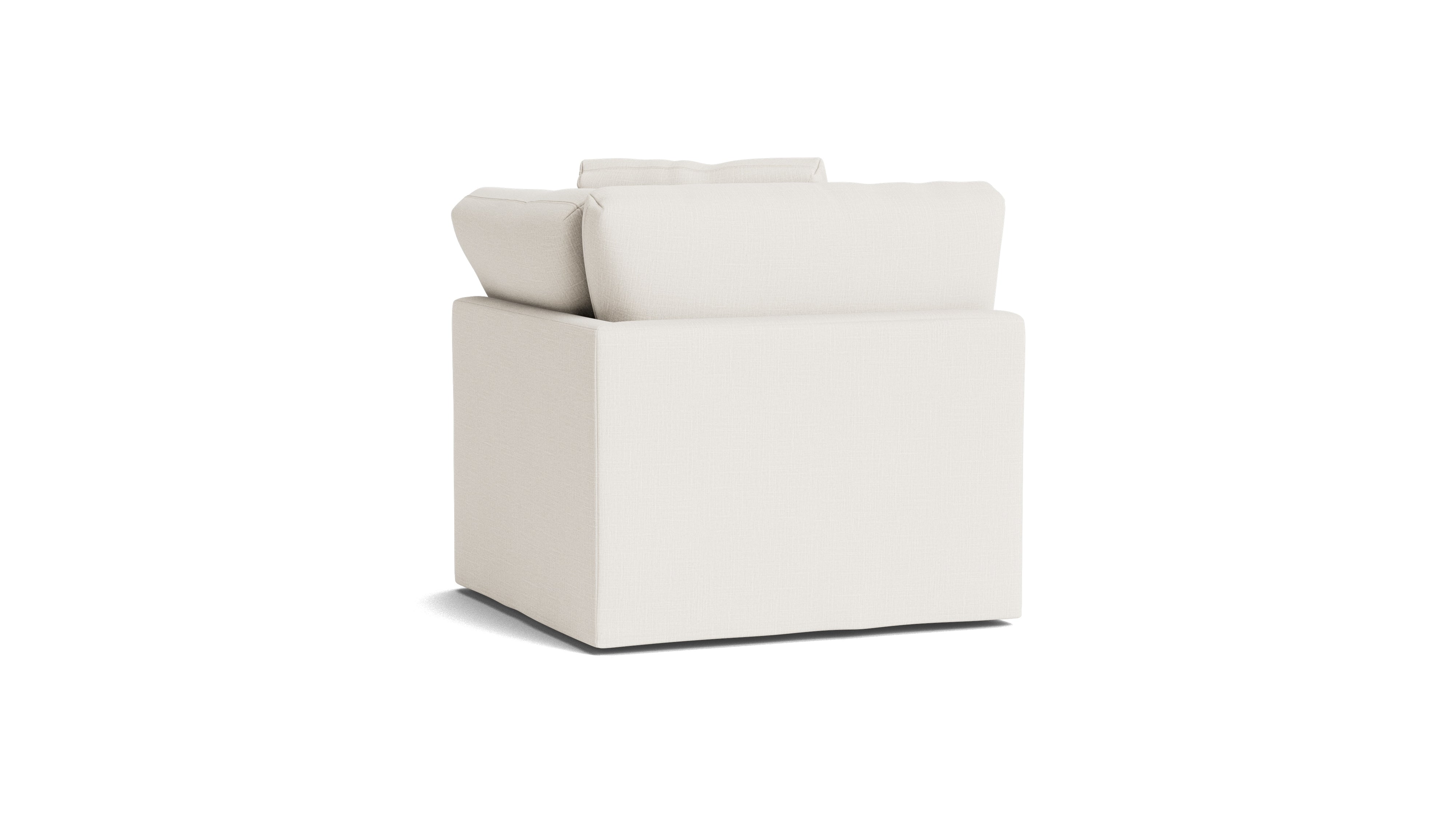 Get Together™ Corner Chair, Large, Cream Linen