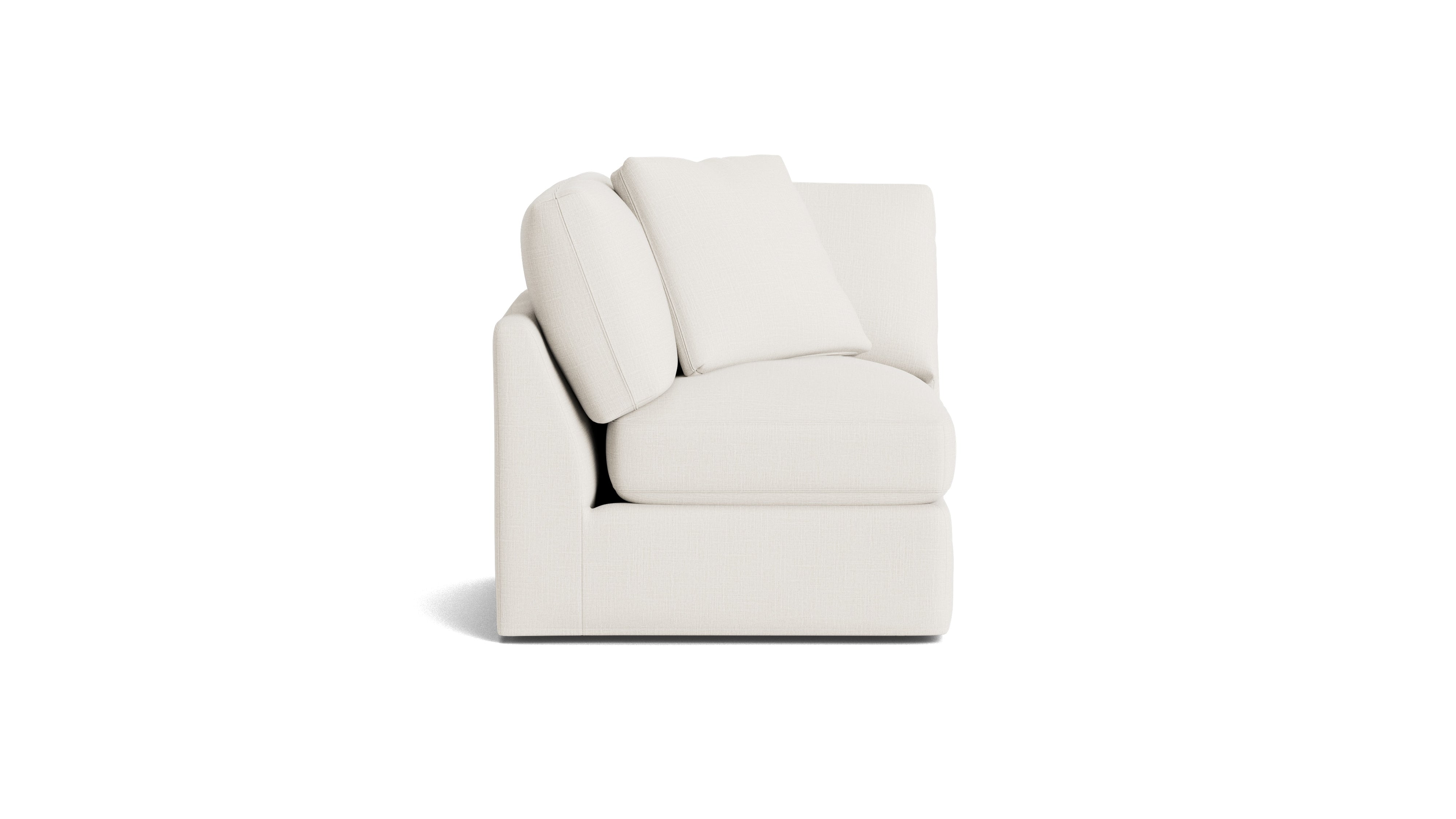 Get Together™ Corner Chair, Large, Cream Linen