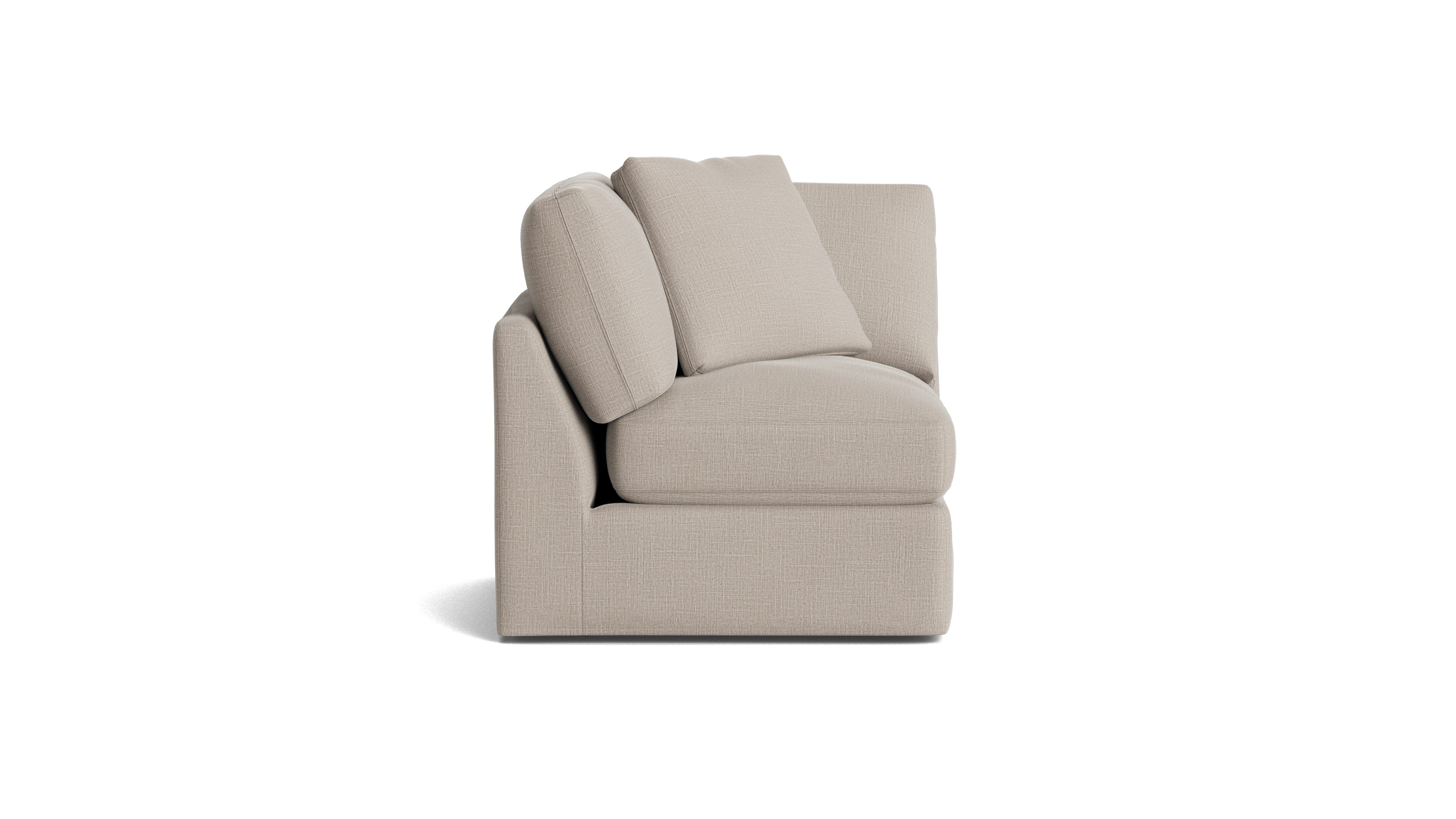 Get Together™ Corner Chair, Large, Light Pebble