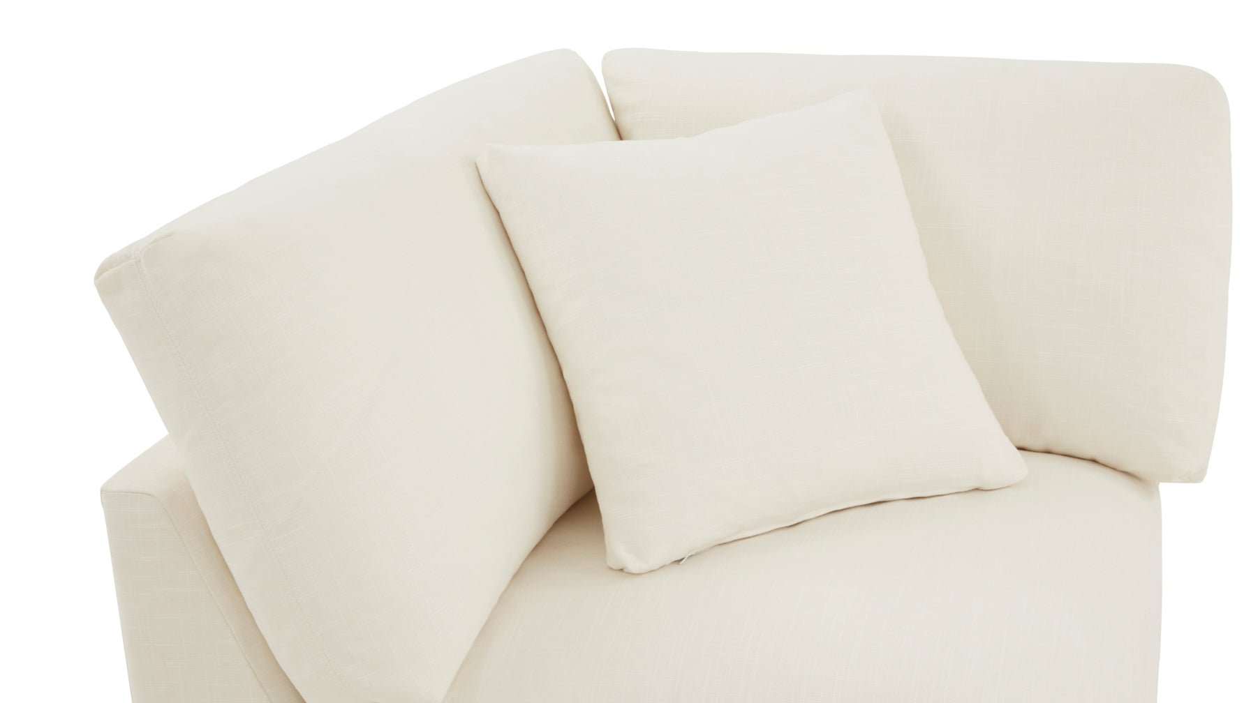 Get Together™ Corner Chair, Standard, Cream Linen - Sundays CompanyCOR - YJ - 007 - 018