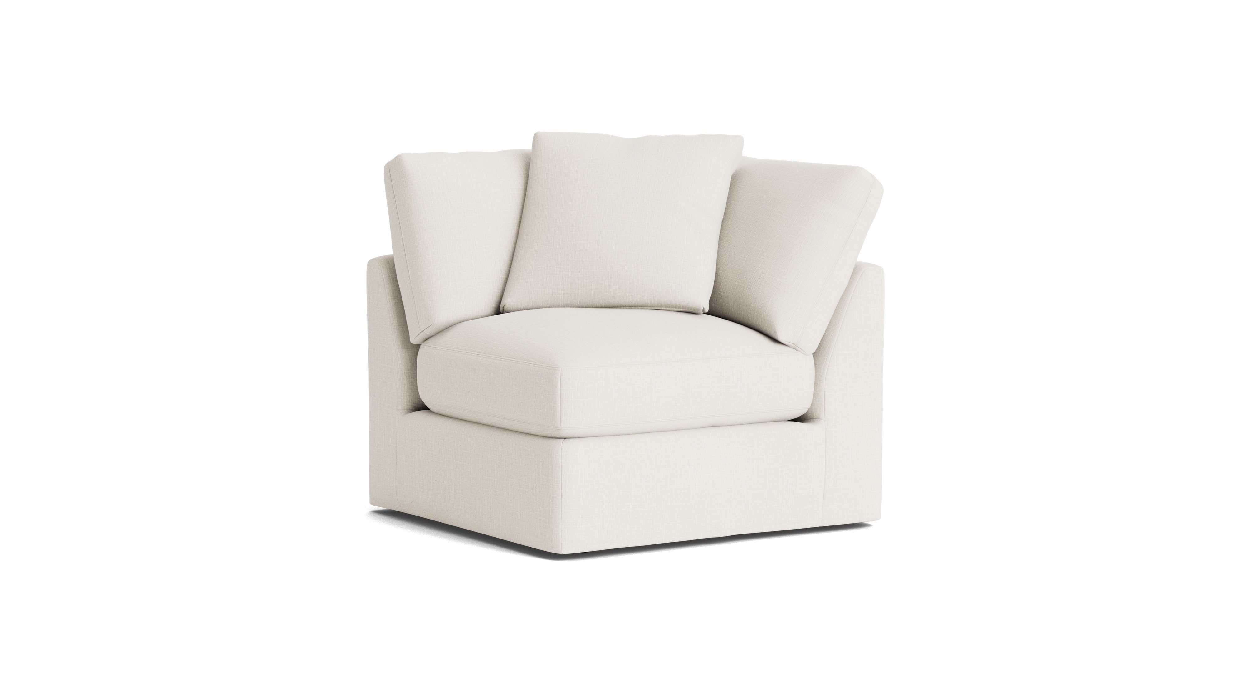 Get Together™ Corner Chair, Standard, Cream Linen