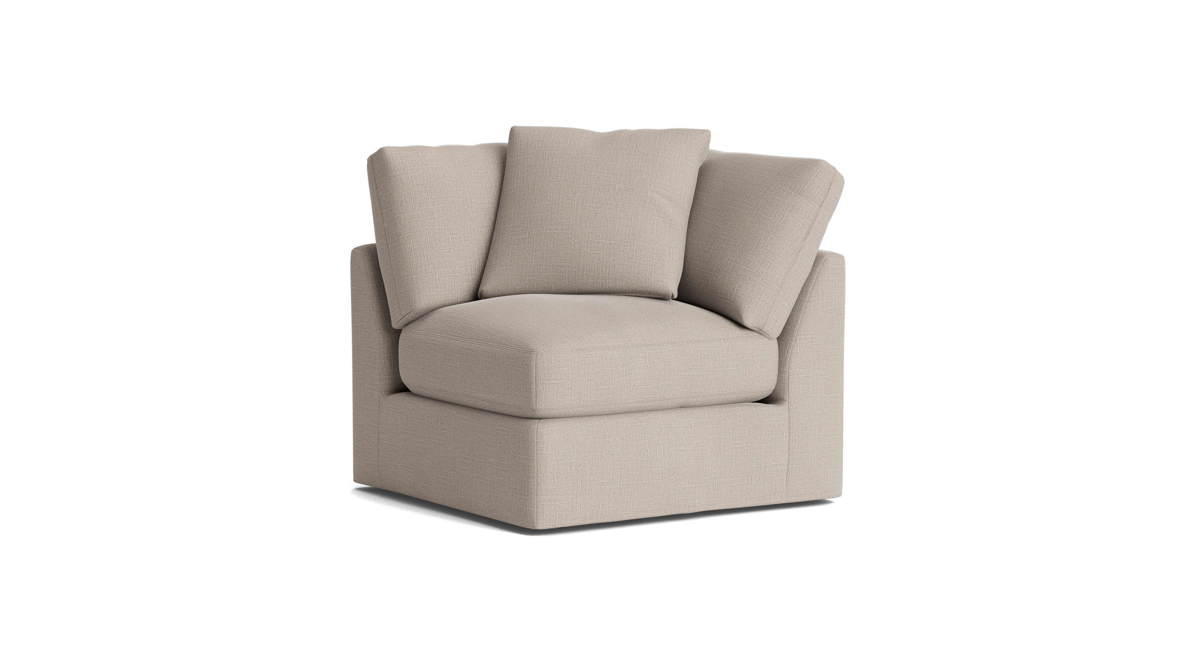 Get Together™ Corner Chair, Standard, Light Pebble