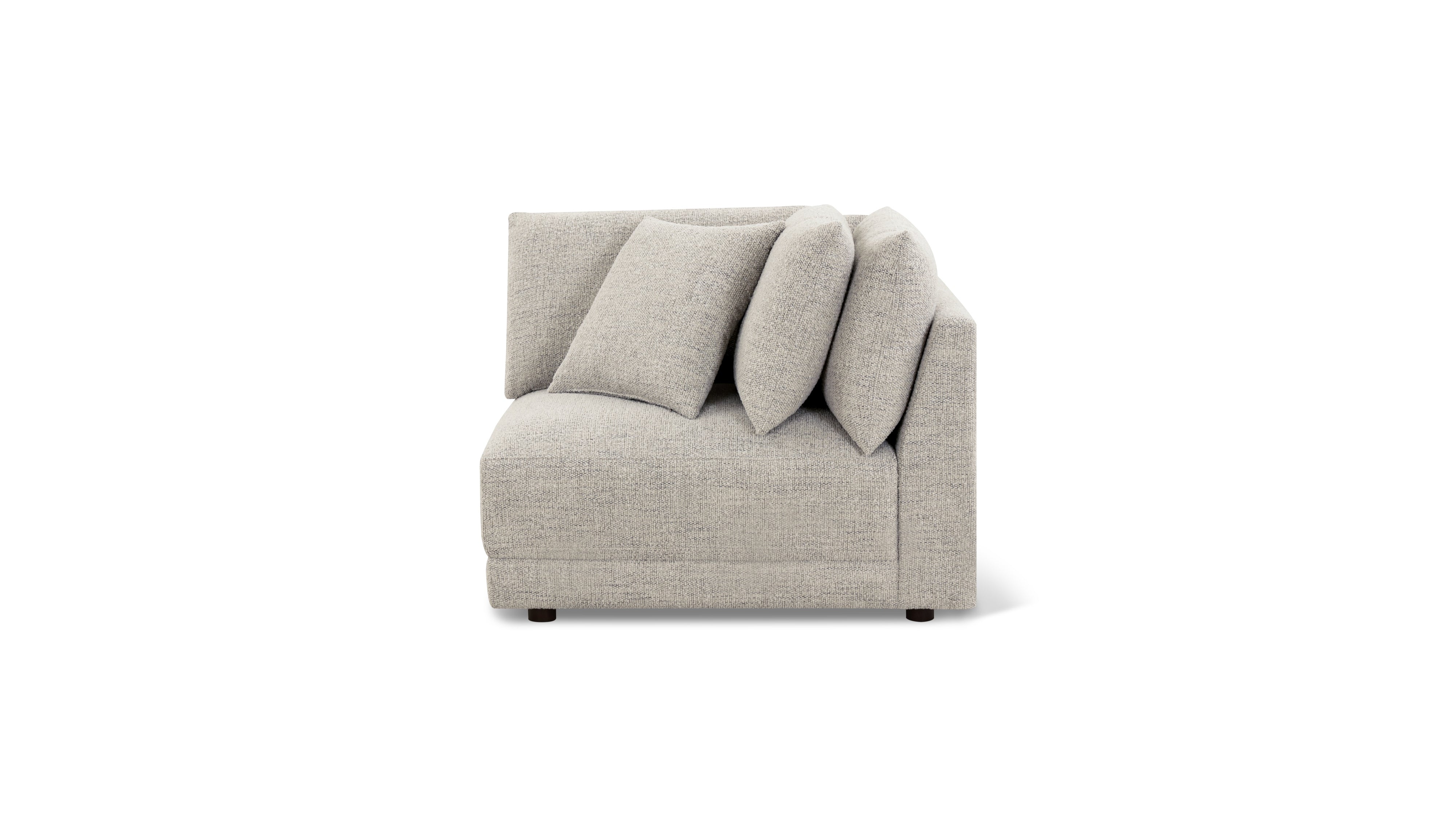 Soft Spot Corner Chair, Oatmeal