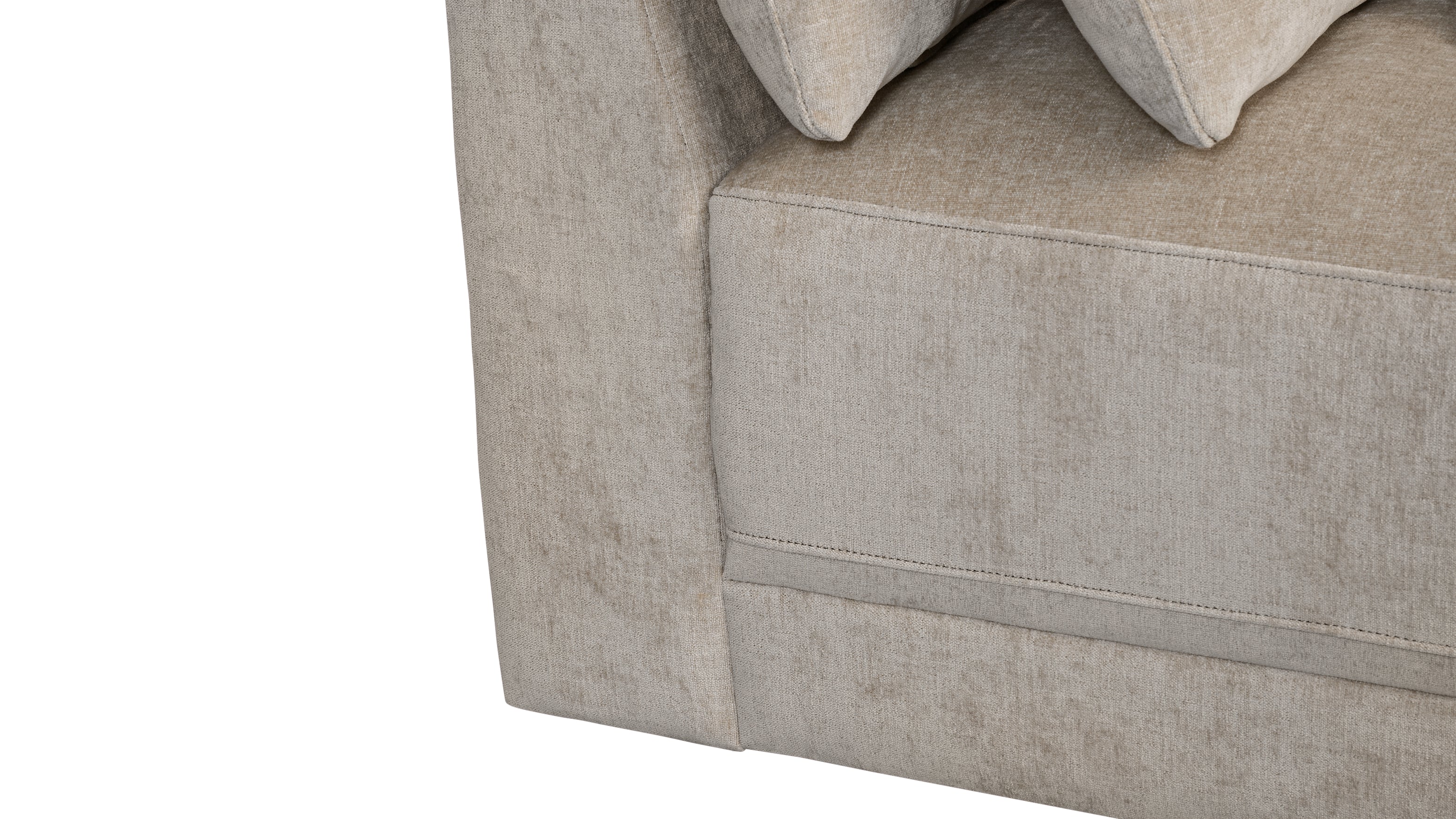 Soft Spot Corner Chair, Cashew - Image 7