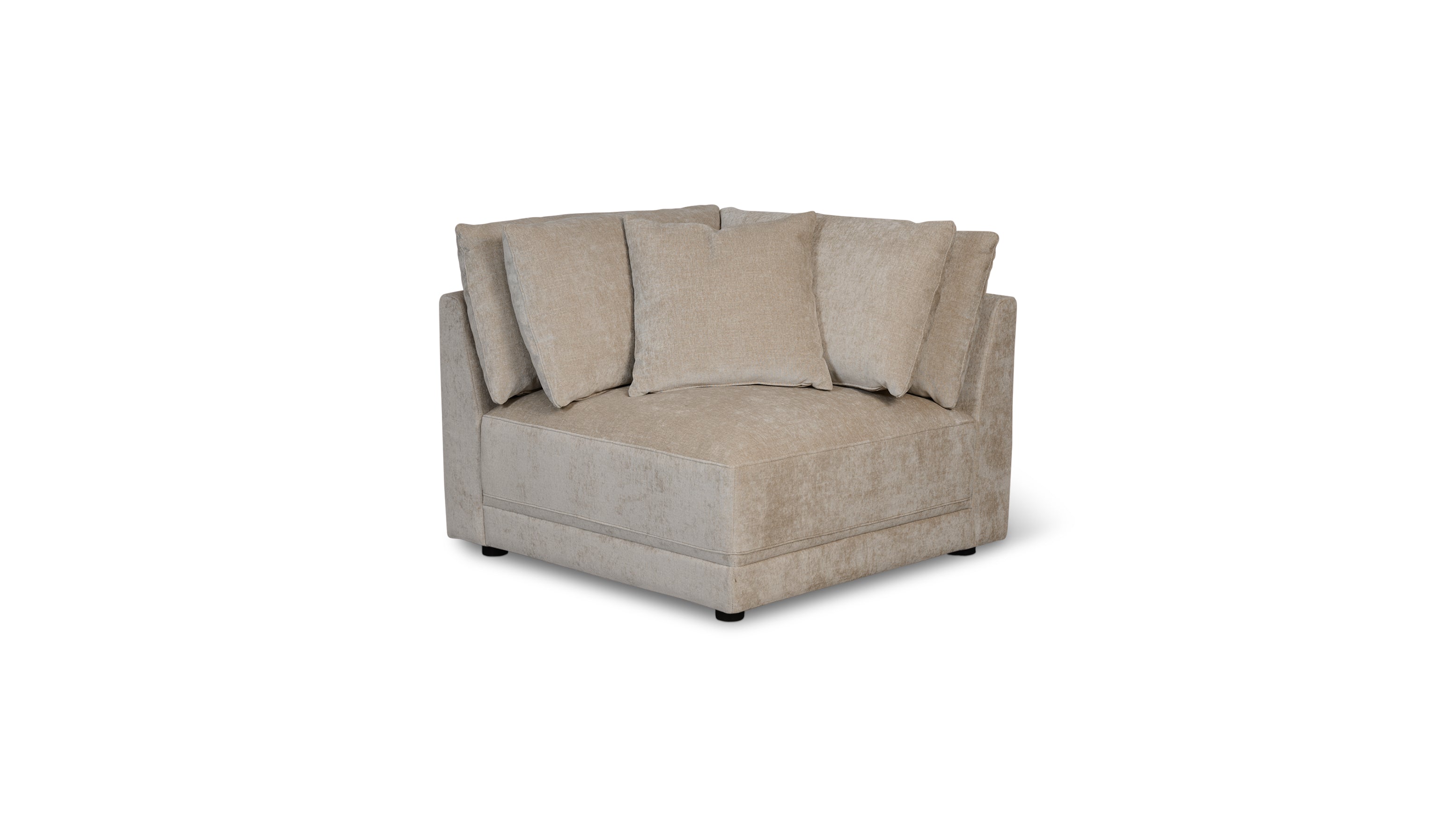 Soft Spot Corner Chair, Cashew - Image 1