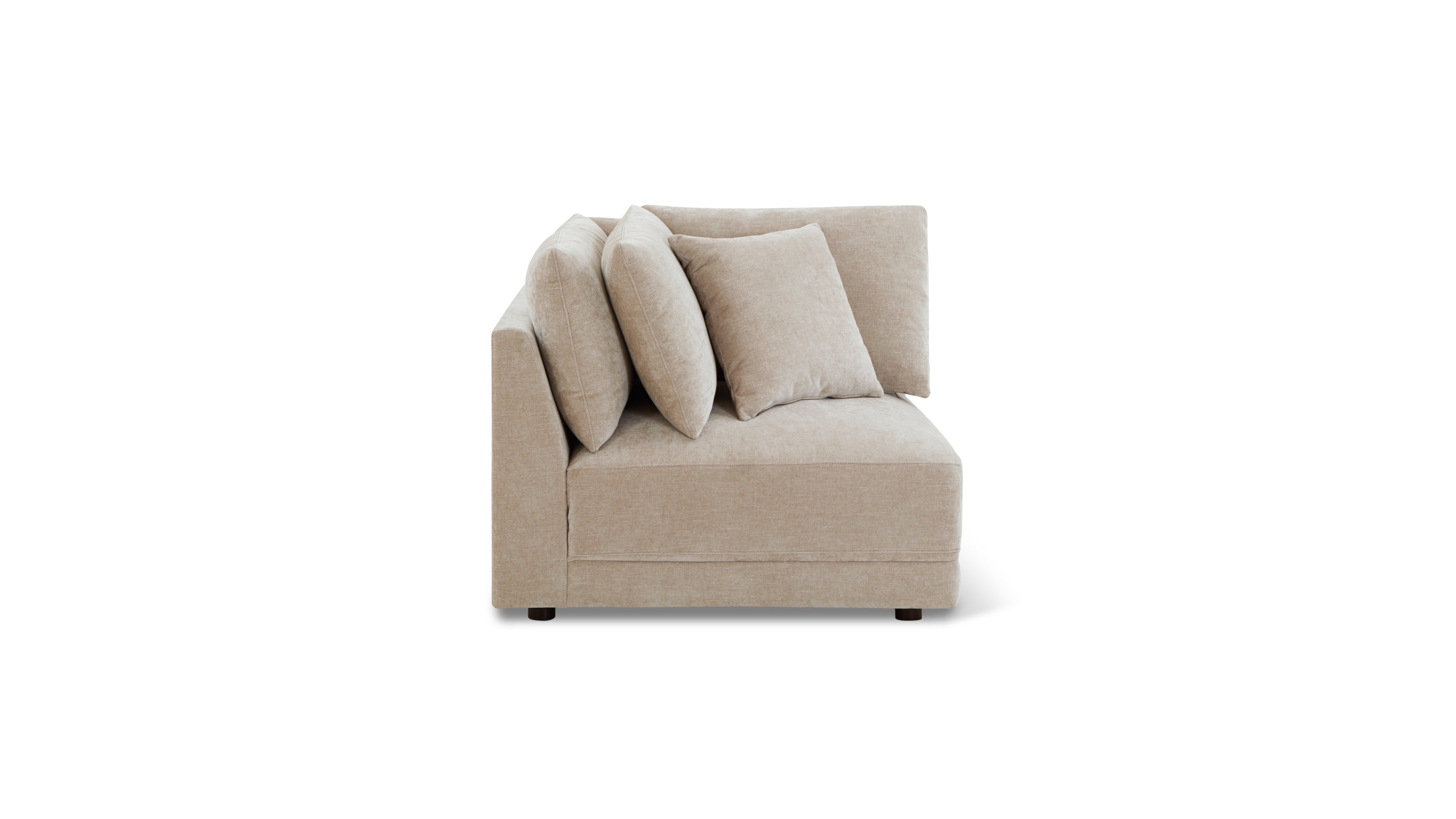 Soft Spot Corner Chair, Cashew
