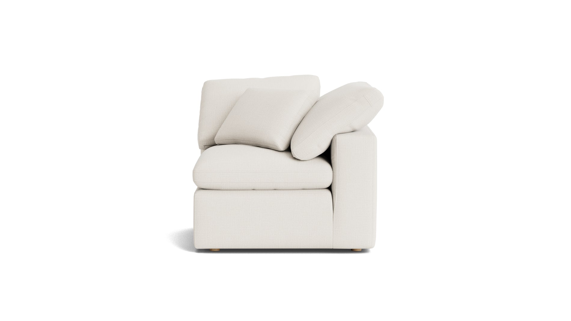 Movie Night™ Corner Chair, Large, Cream Linen (Left or Right)_image