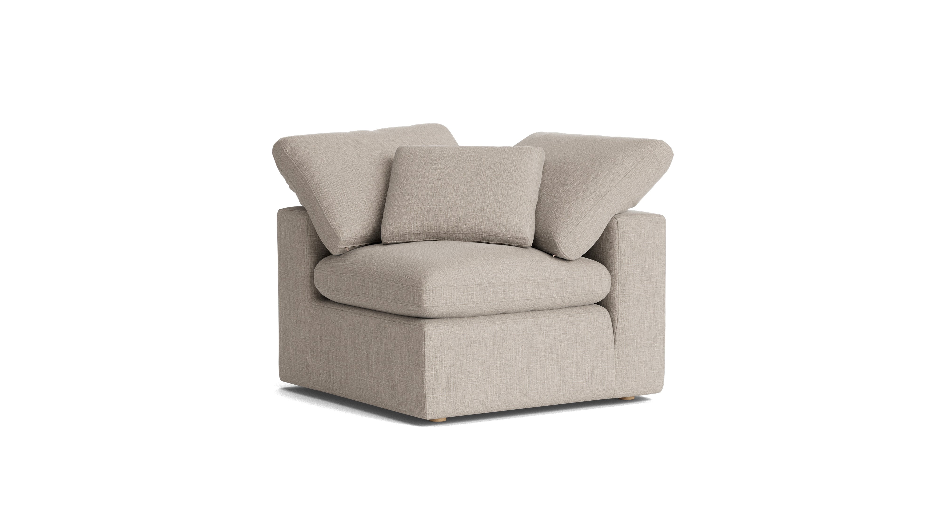 Movie Night™ Corner Chair, Large, Light Pebble (Left or Right)
