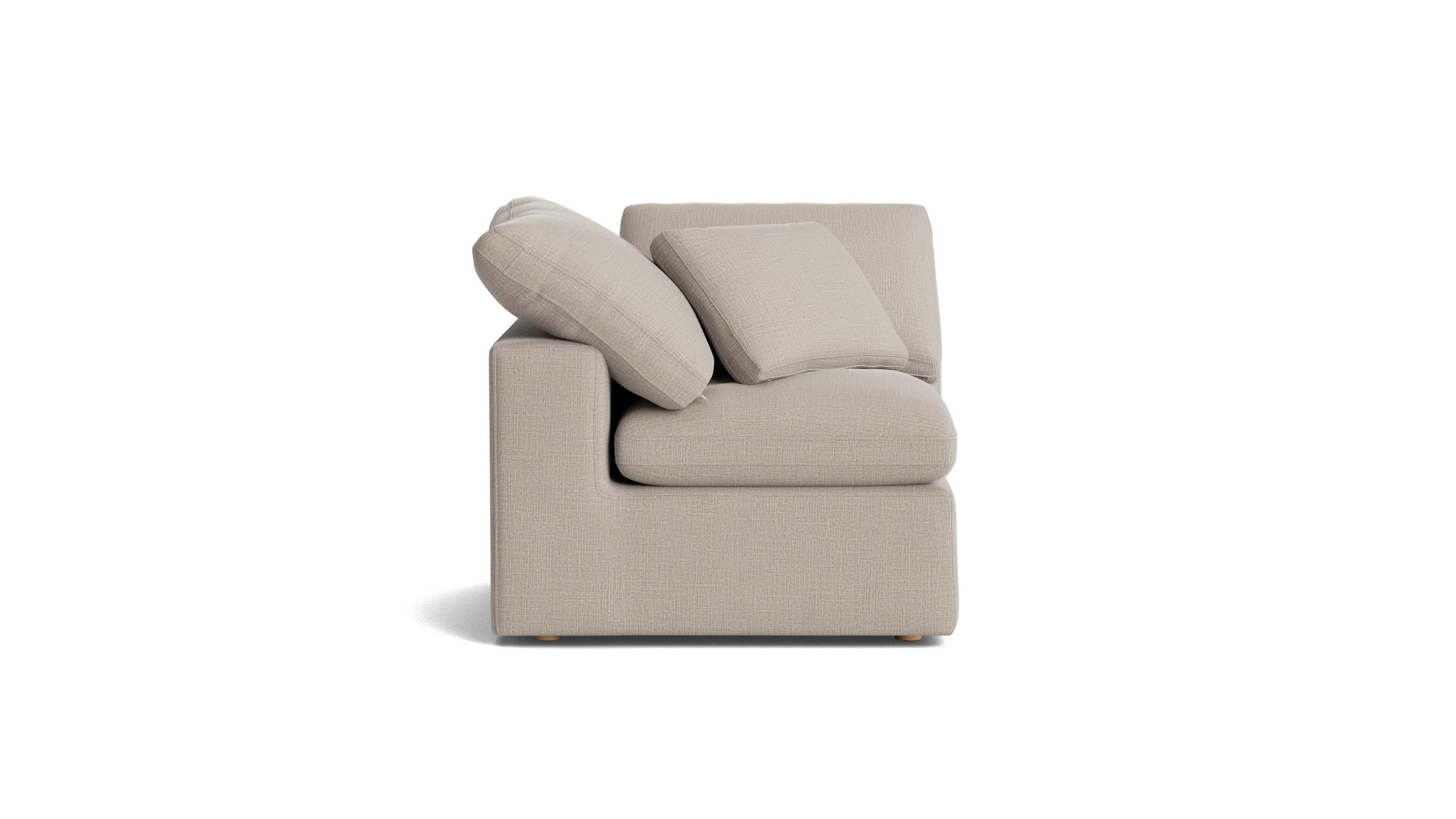 Movie Night™ Corner Chair, Large, Light Pebble (Left or Right)