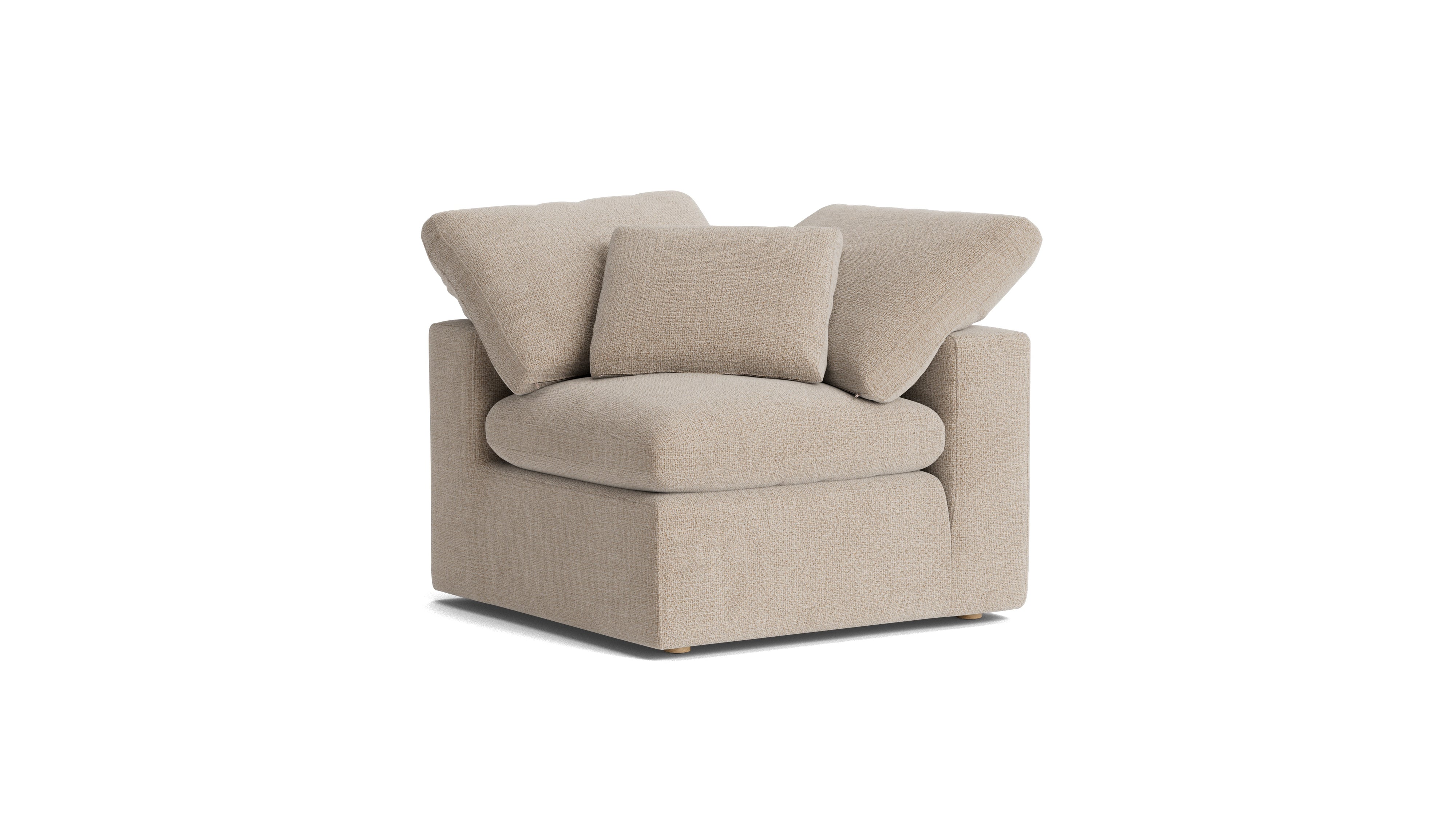 Movie Night™ Corner Chair, Large, Champagne (Left Or Right)