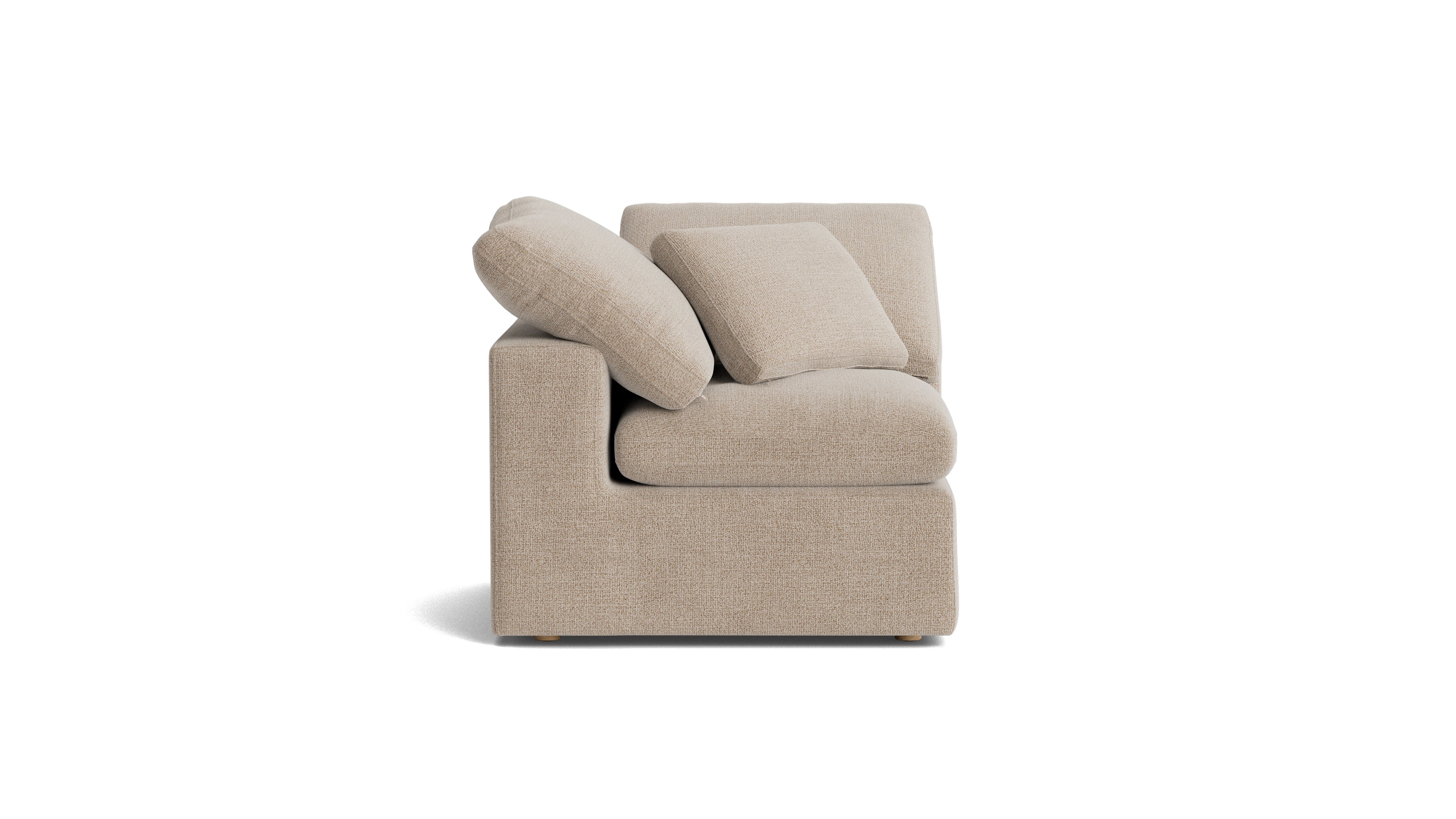 Movie Night™ Corner Chair, Large, Champagne (Left Or Right)