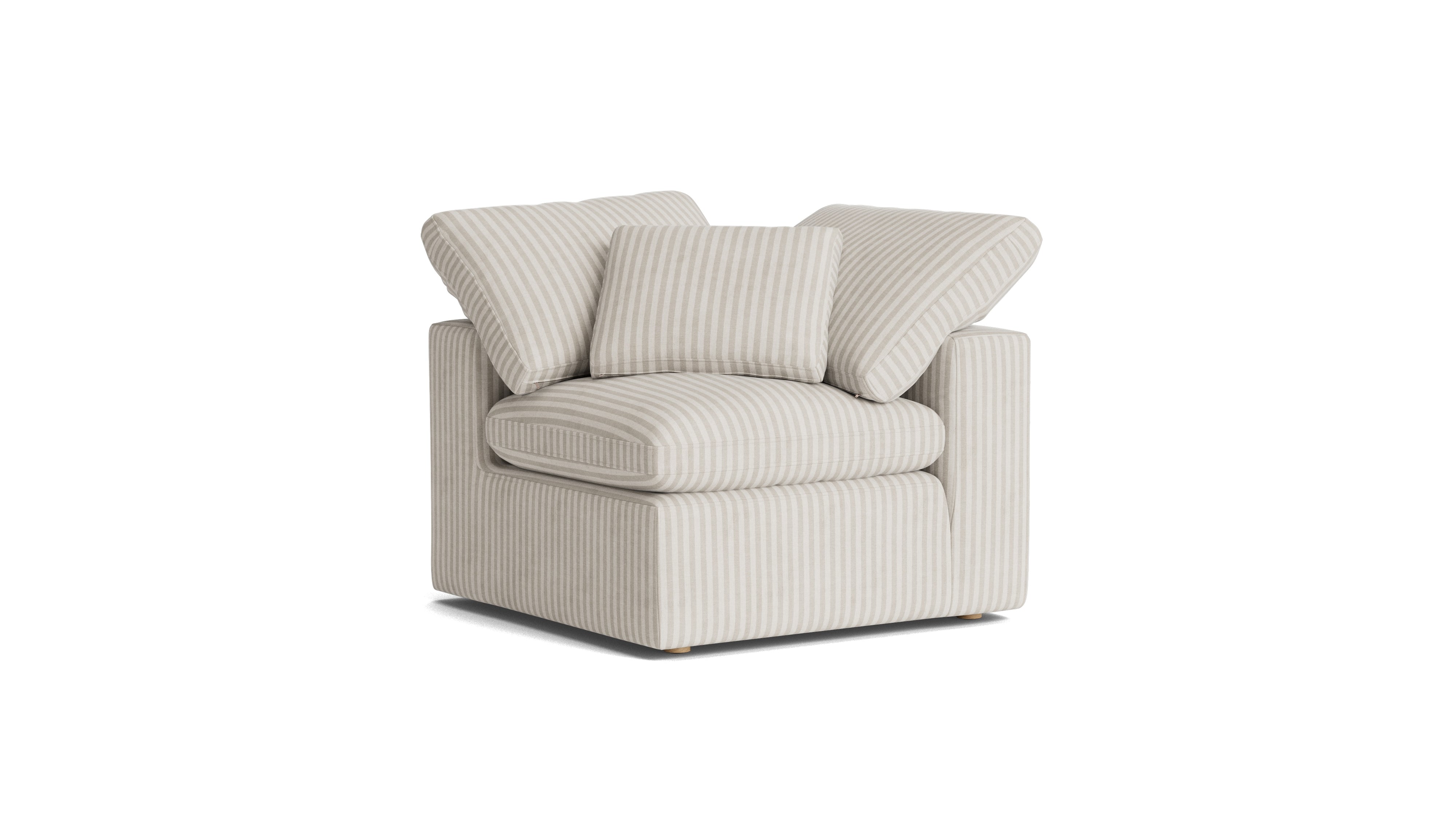 Movie Night™ Corner Chair, Standard, Newport Stripe (Left Or Right)