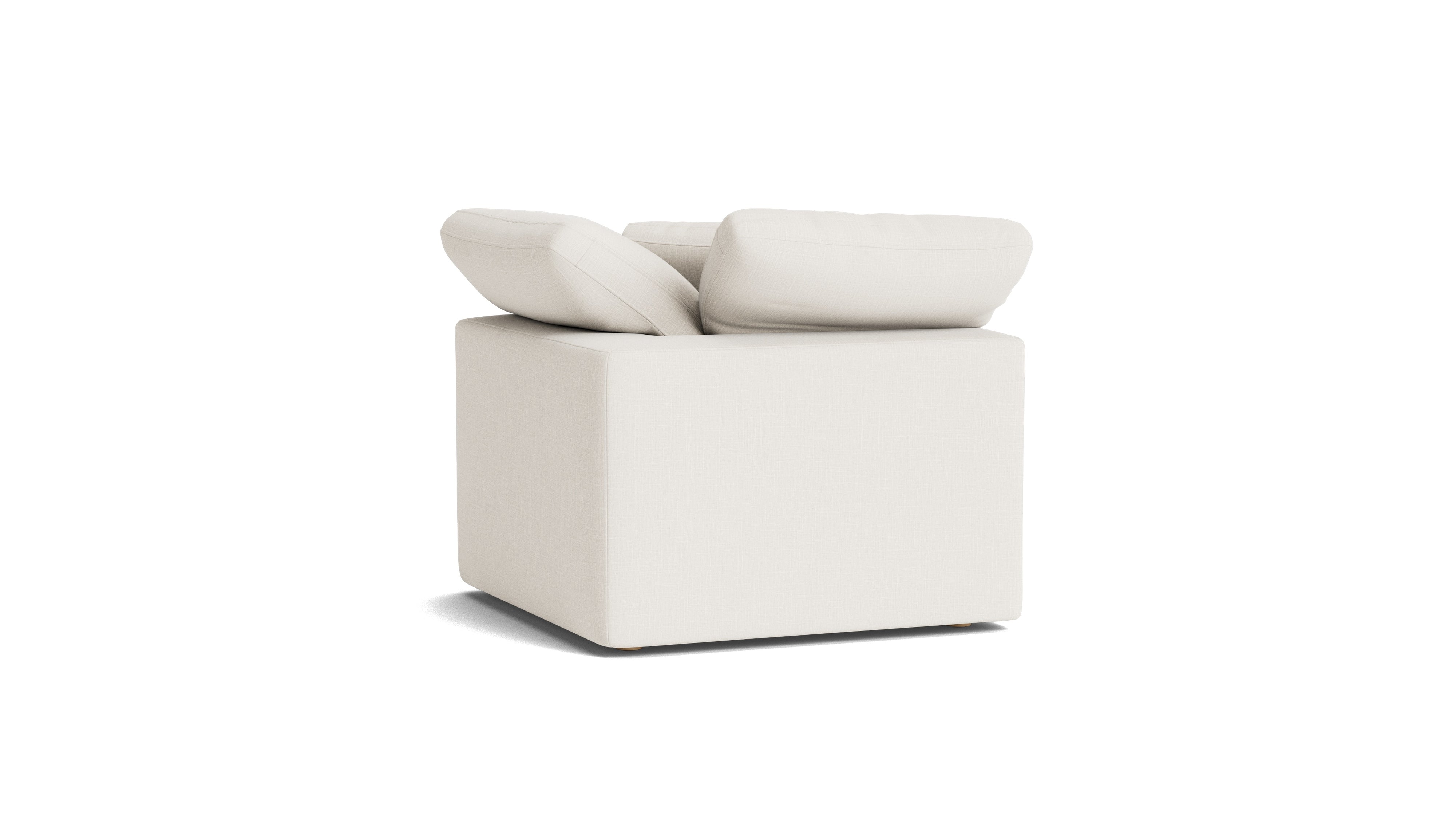 Movie Night™ Corner Chair, Standard, Cream Linen (Left Or Right)