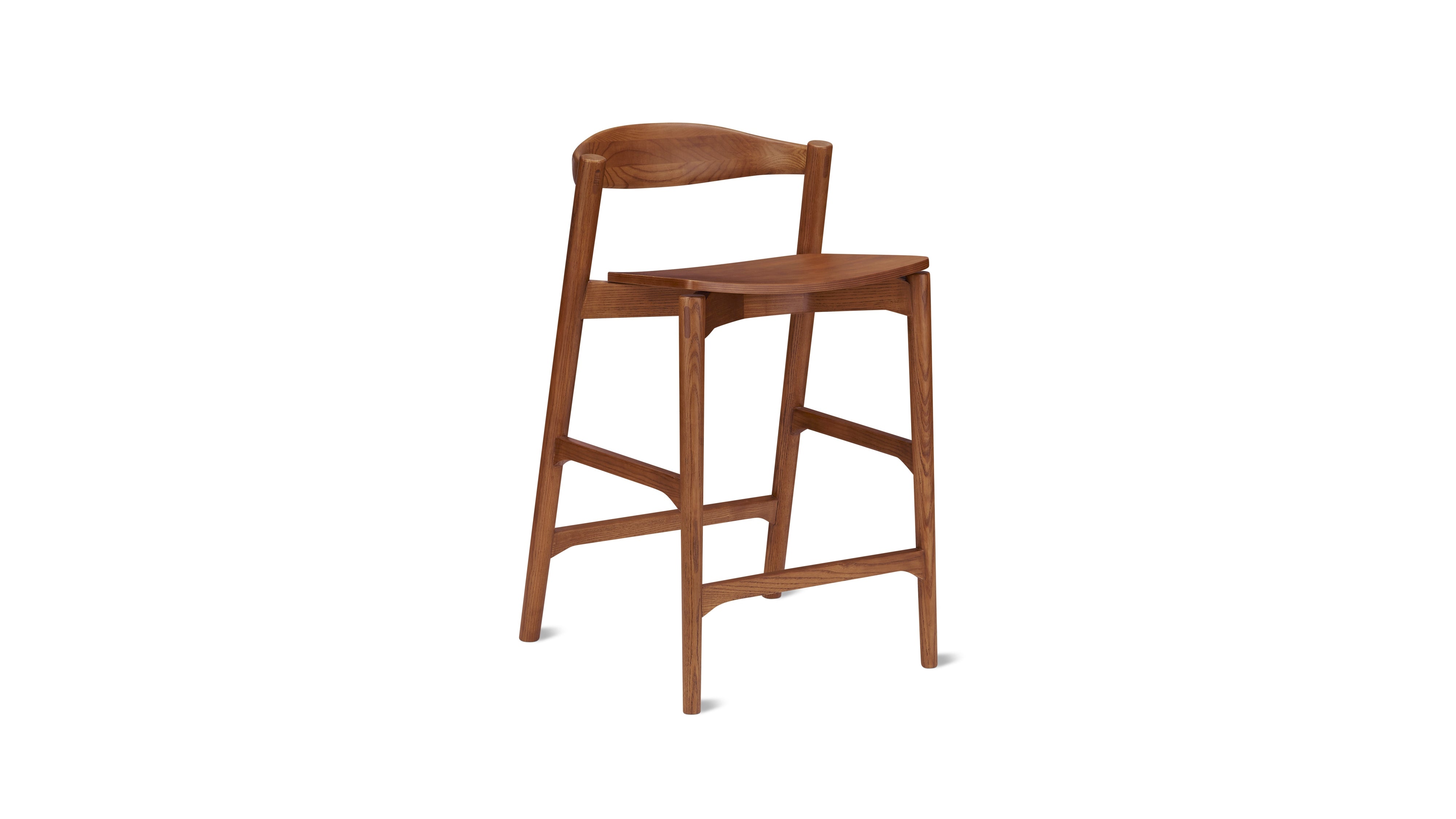 Haven Counter Stool, Stained Walnut