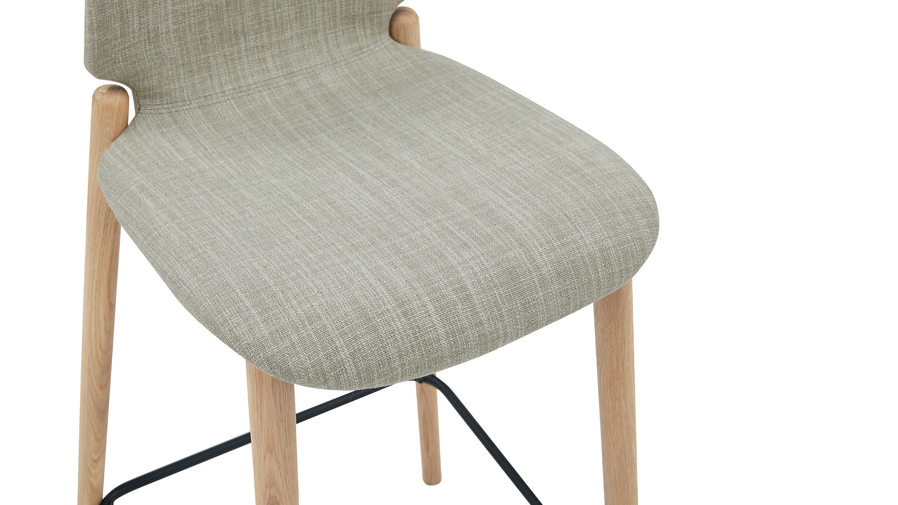 Dine In Stool, Counter, Oak/Taupe - Image 10