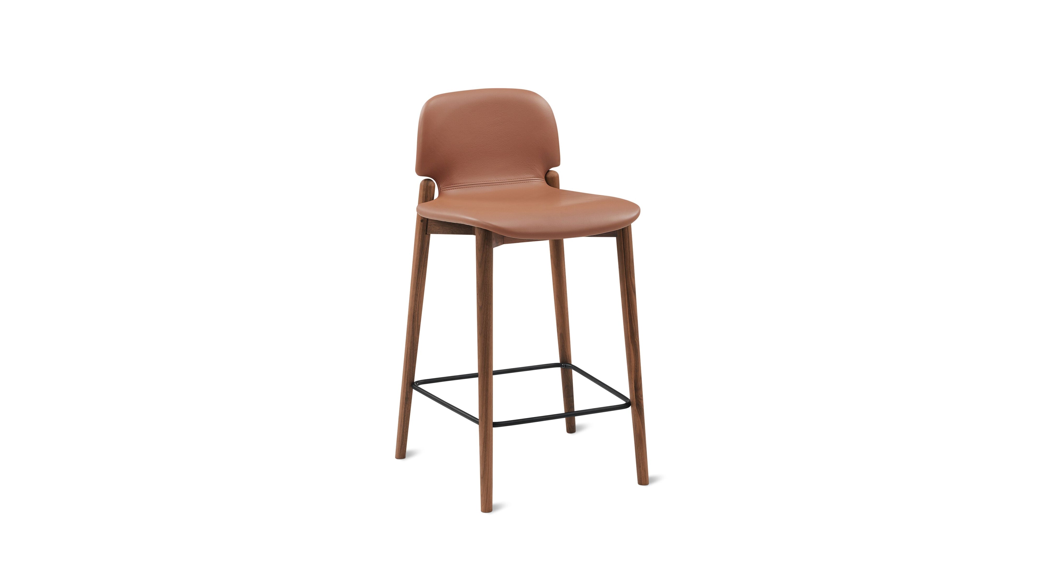 Dine In Counter Stool, Walnut/Pecan