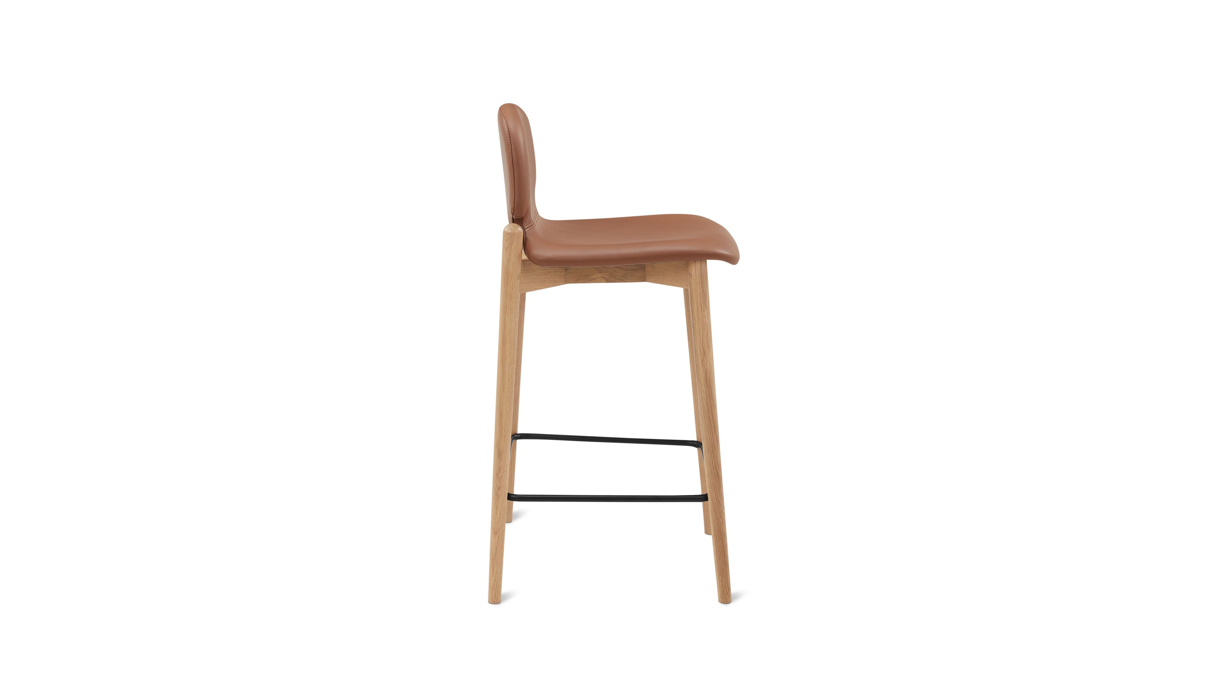 Dine In Counter Stool, Oak/Pecan