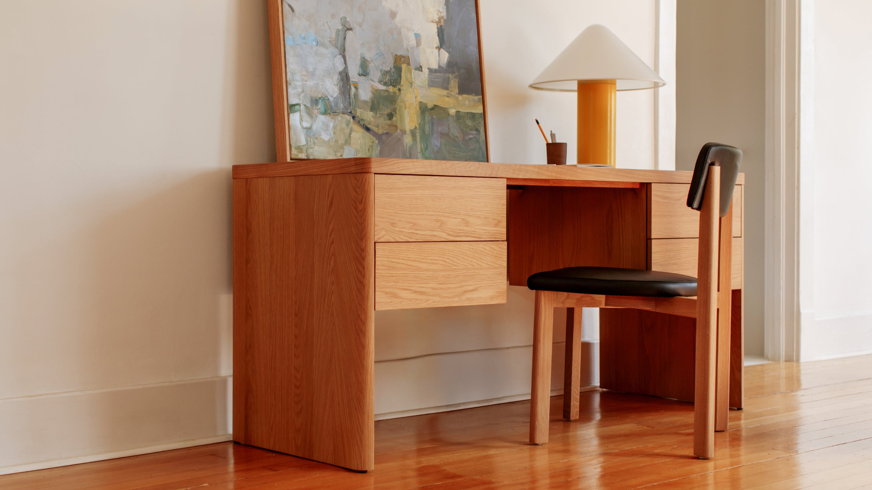 Form Desk, White Oak