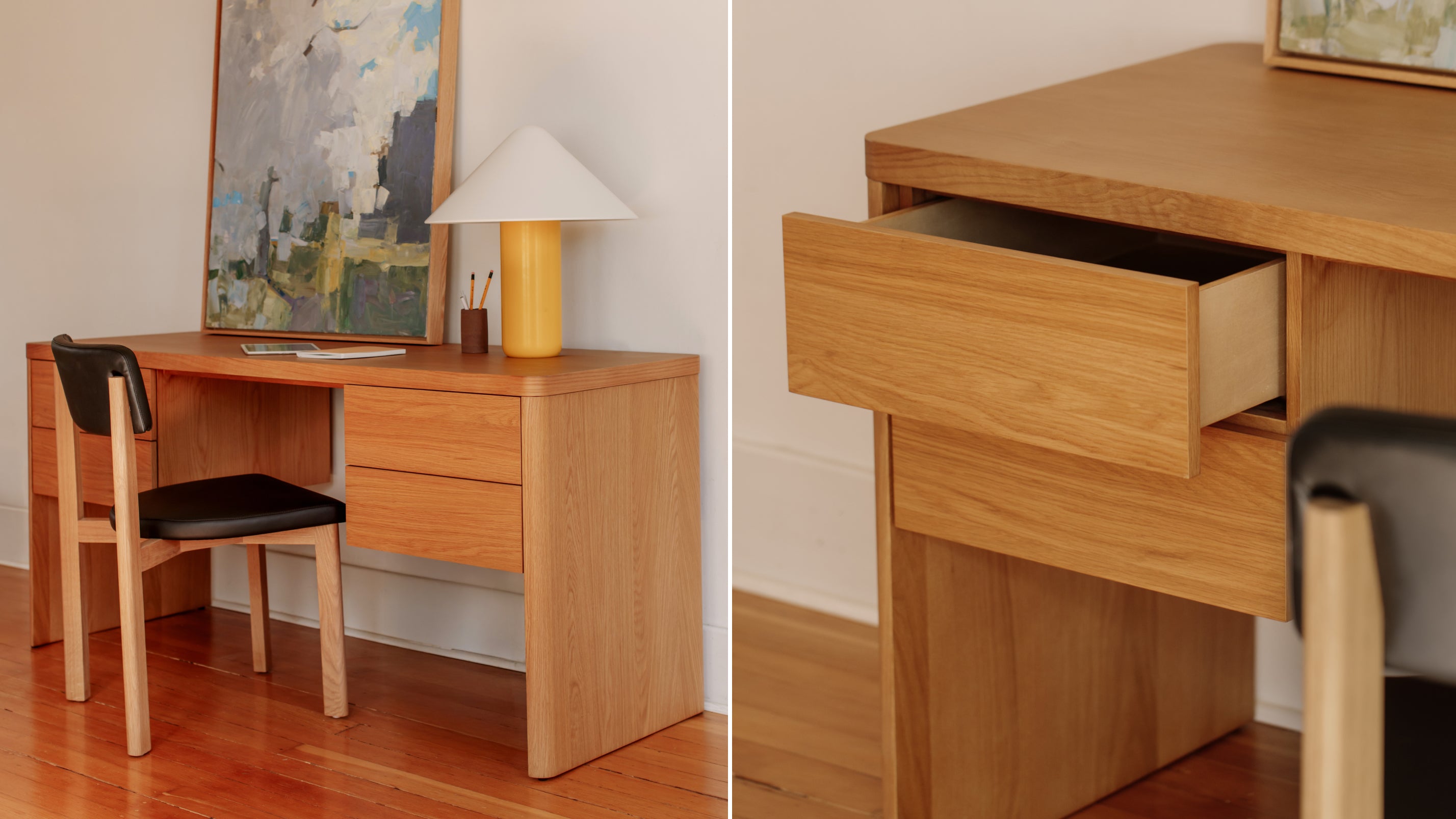 Form Desk, White Oak
