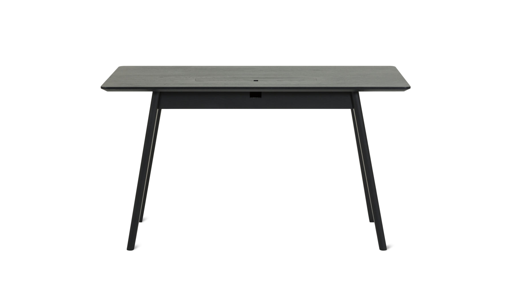 Writer Desk, Black Oak - Image 11