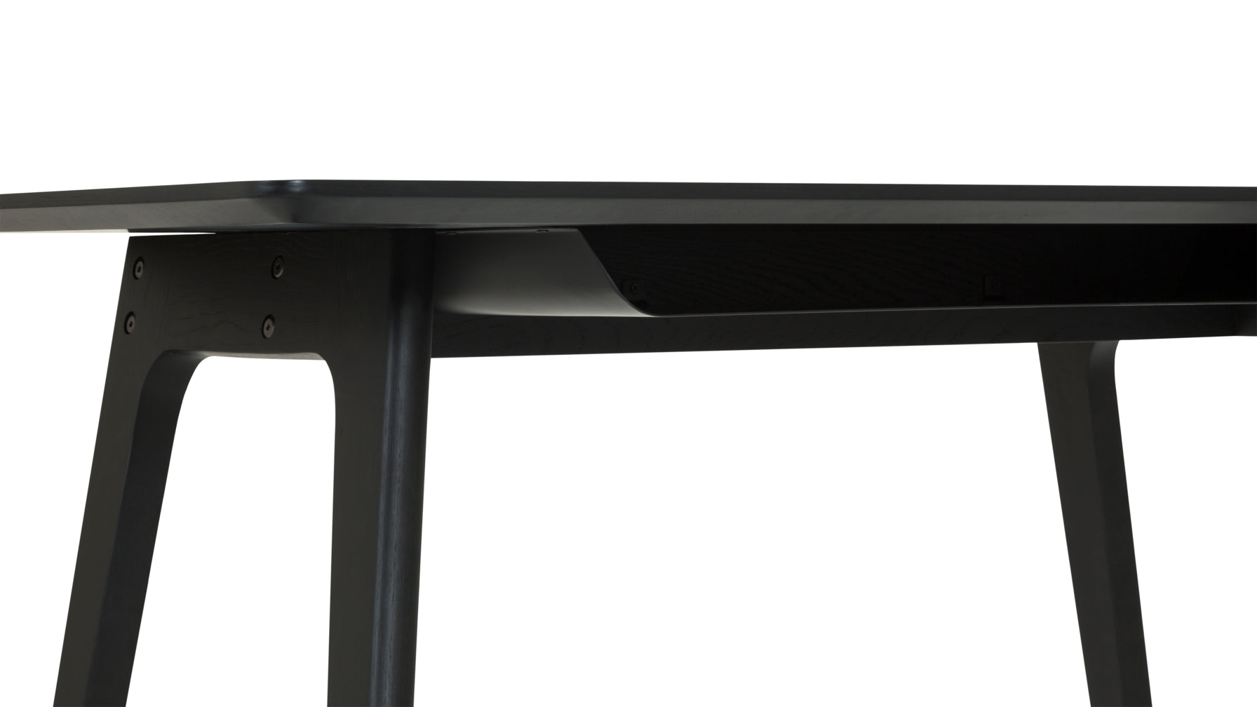 Writer Desk, Black Oak - Image 7