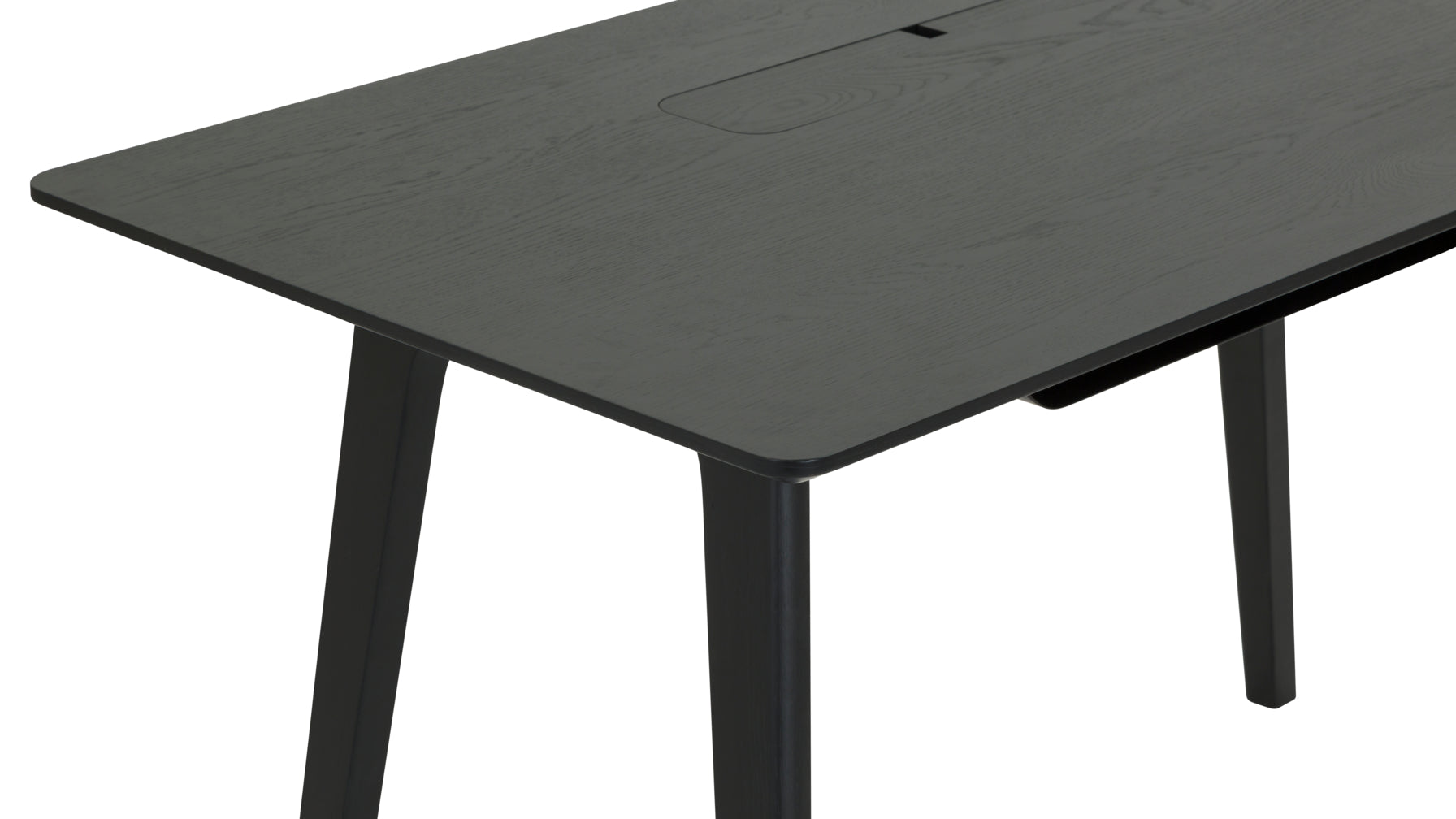 Writer Desk, Black Oak - Image 9